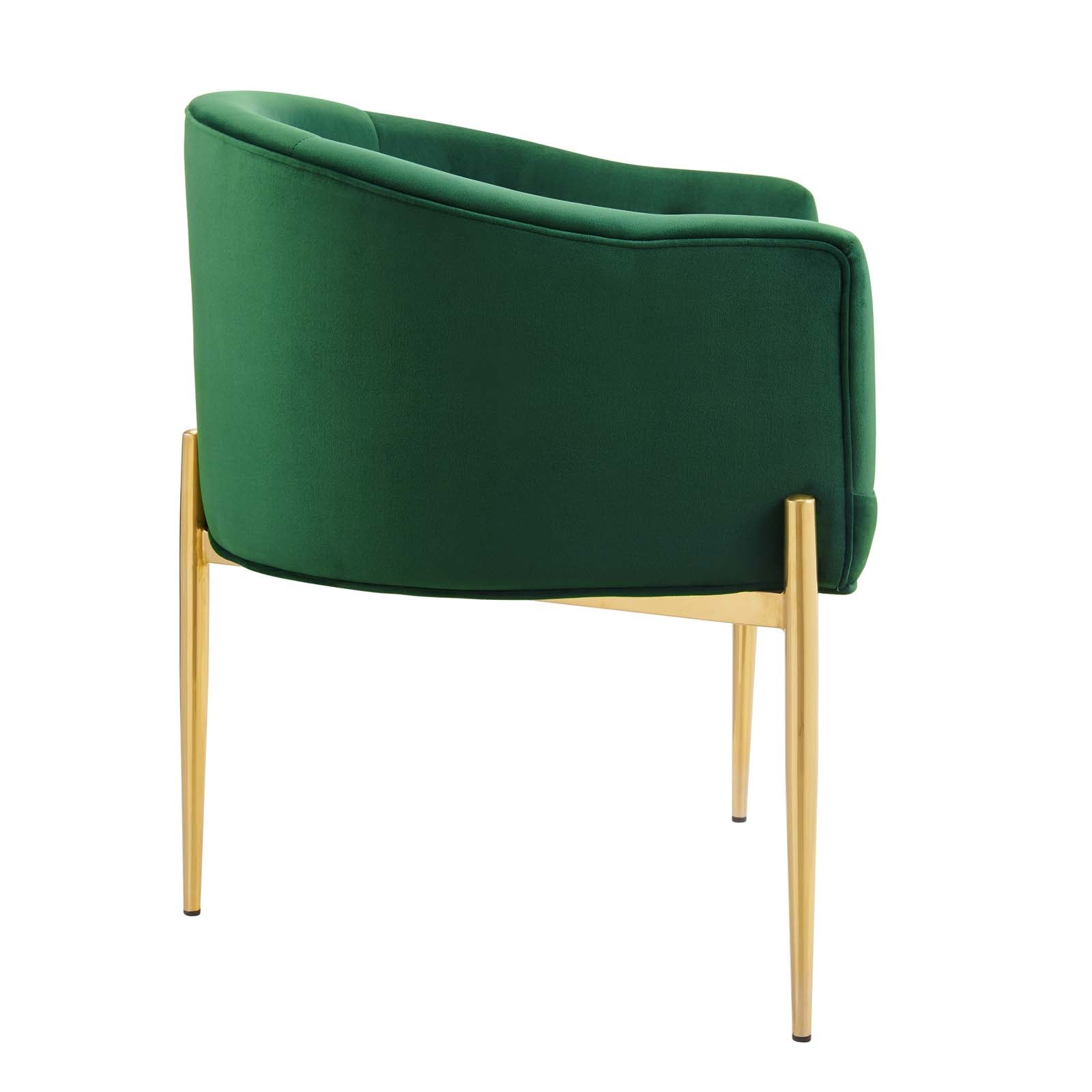 Modway Accent Chairs - Savour-Tufted-Performance-Velvet-Accent-Chair-Emerald