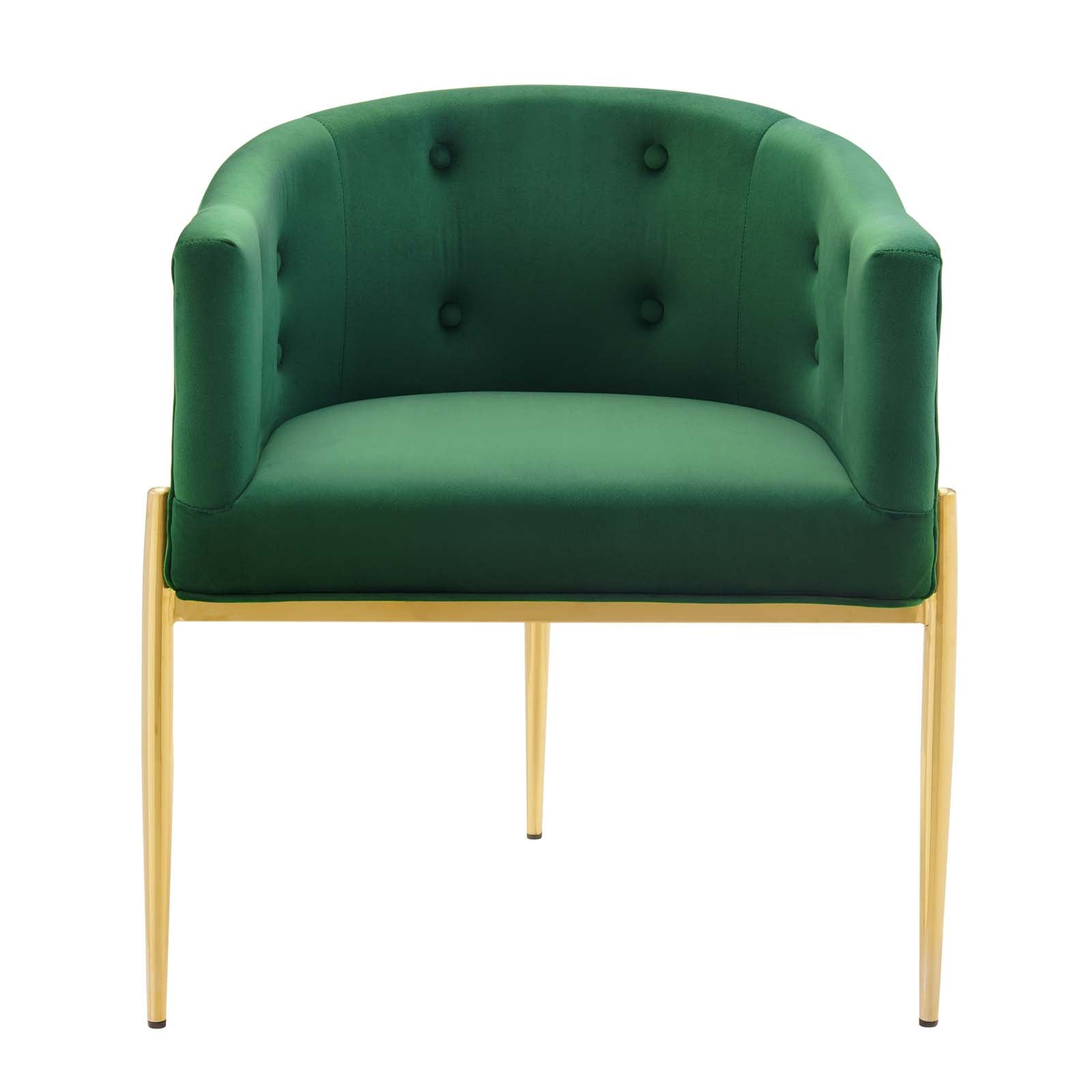 Modway Accent Chairs - Savour-Tufted-Performance-Velvet-Accent-Chair-Emerald