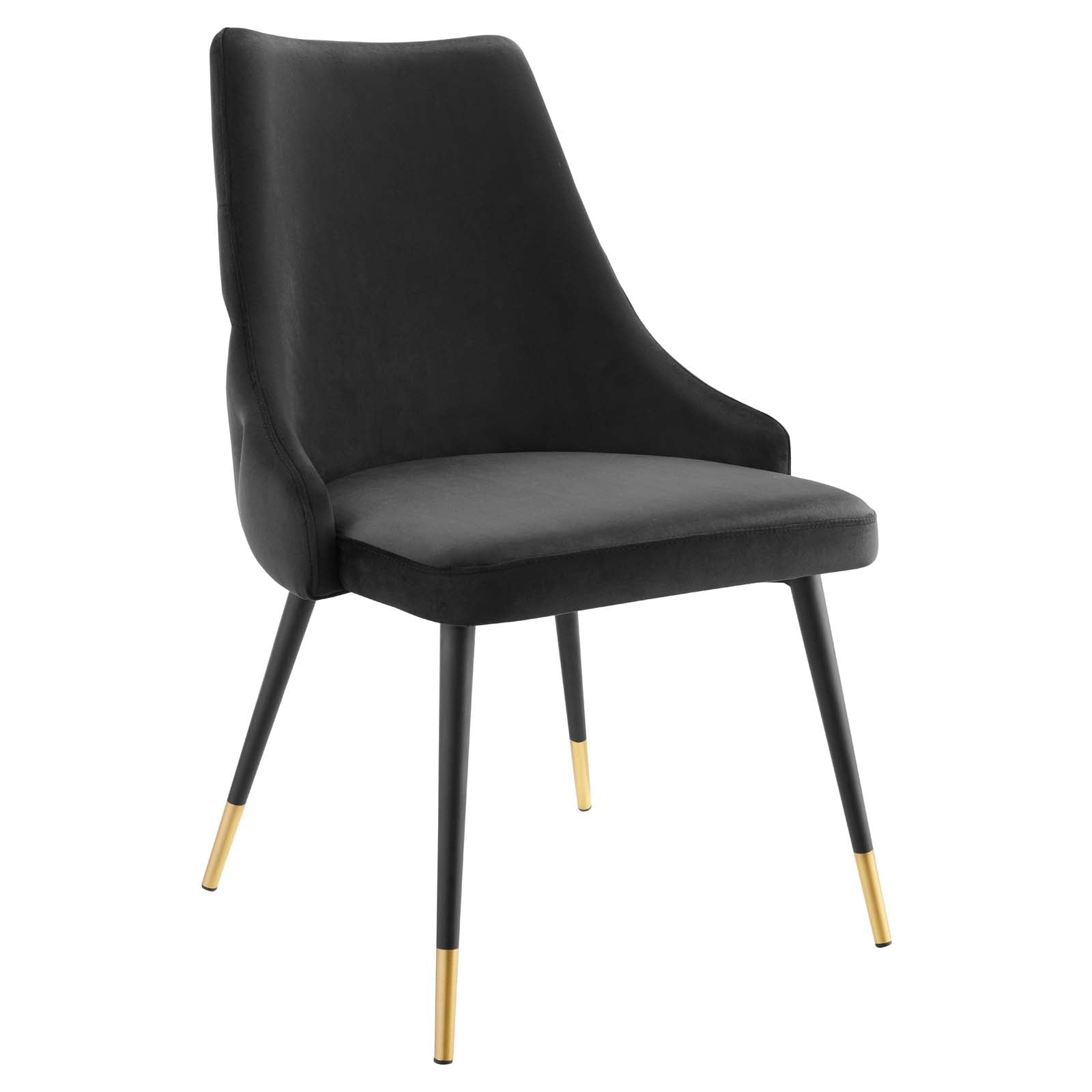 Modway Dining Chairs - Adorn Tufted Performance Velvet Dining Side Chair Black