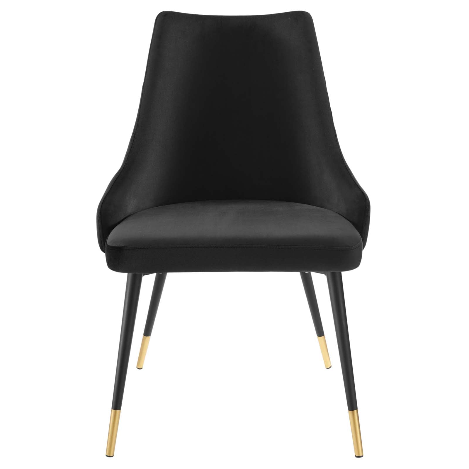 Modway Dining Chairs - Adorn Tufted Performance Velvet Dining Side Chair Black