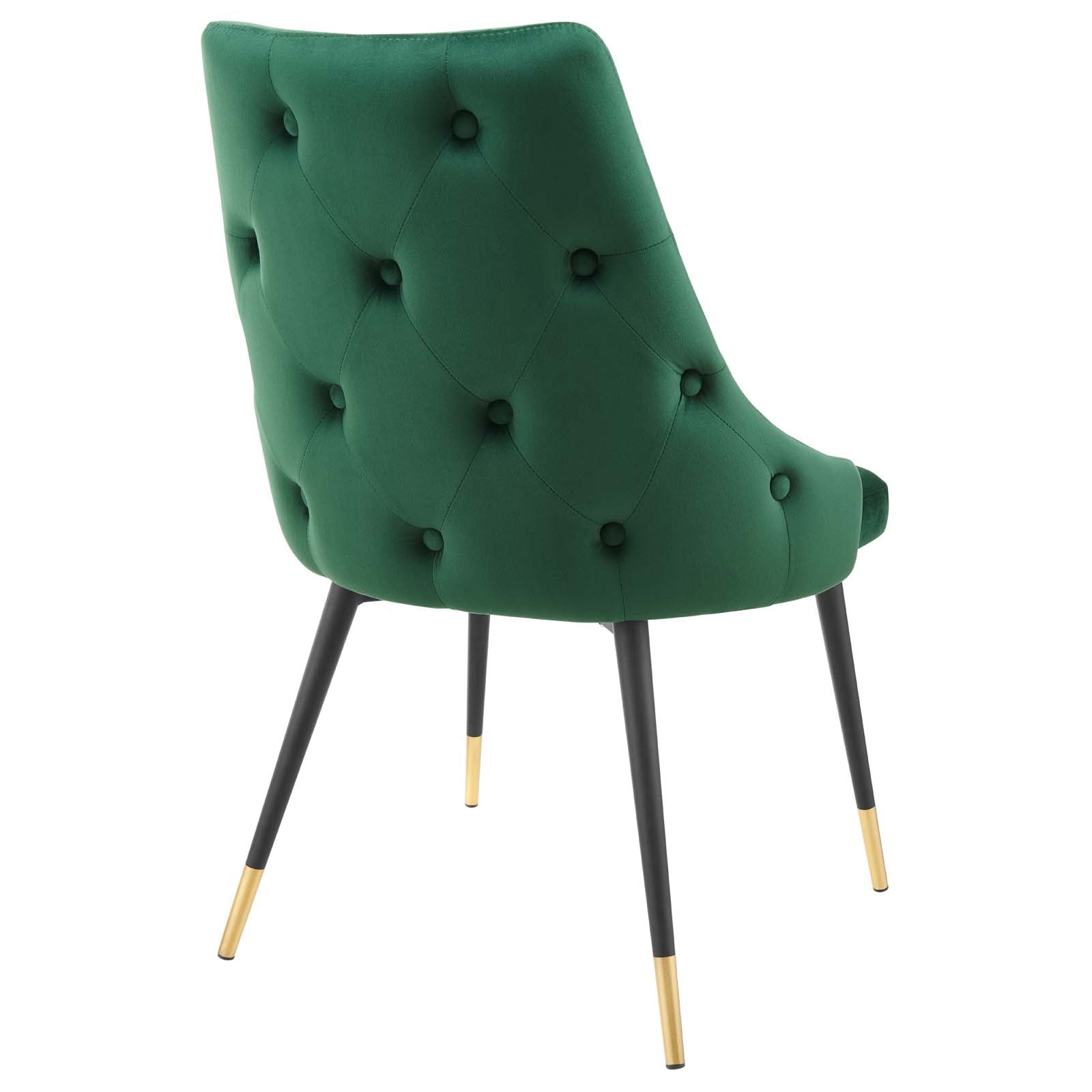 Modway Dining Chairs - Adorn Tufted Performance Velvet Dining Side Chair Green