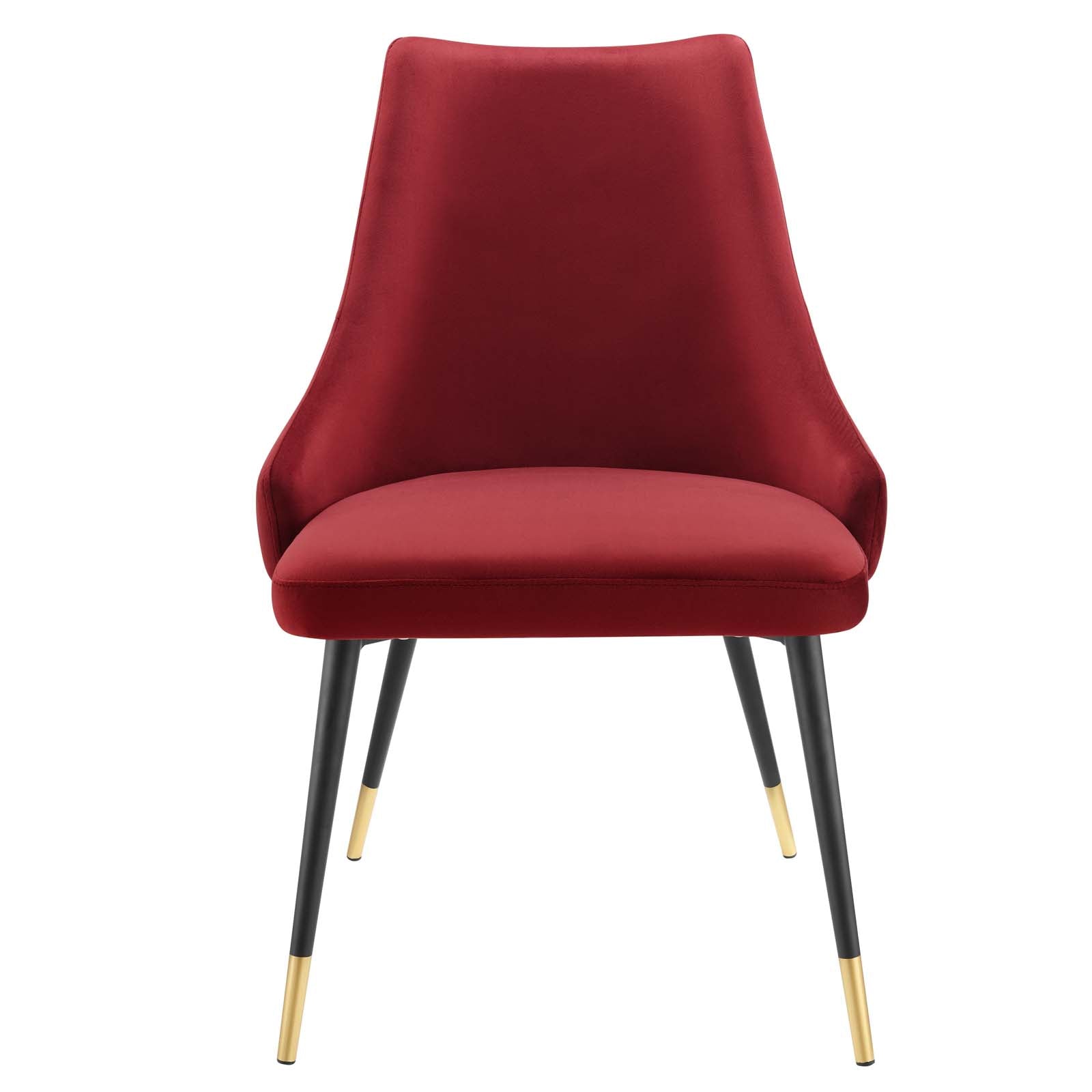 Modway Dining Chairs - Adorn Tufted Performance Velvet Dining Side Chair Maroon