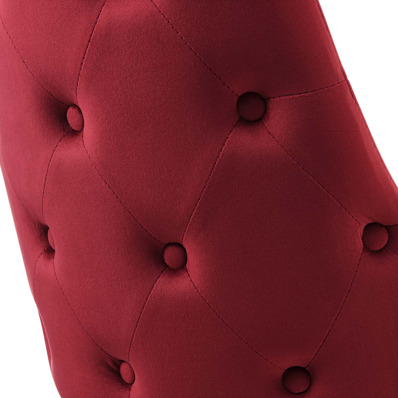 Modway Dining Chairs - Adorn Tufted Performance Velvet Dining Side Chair Maroon