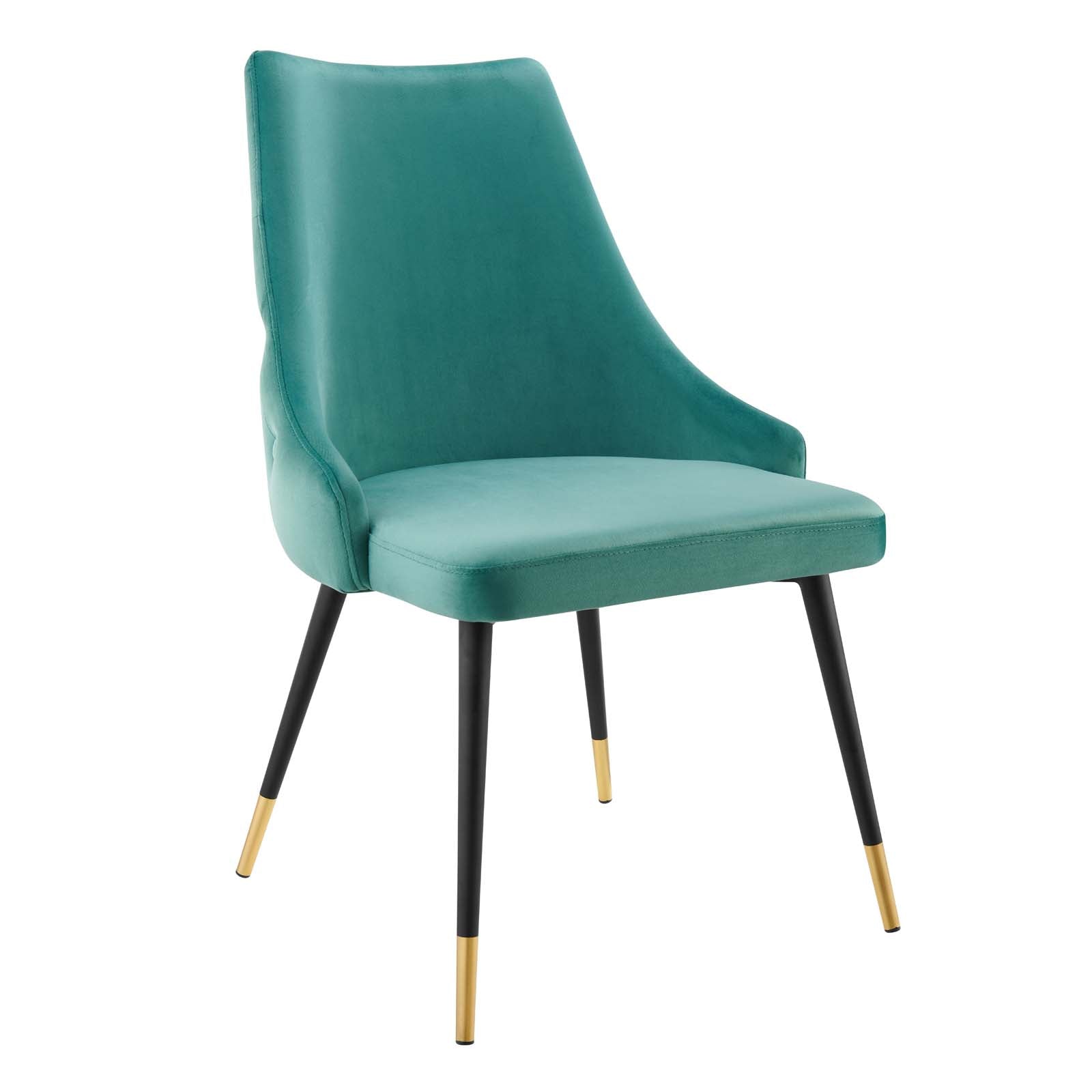 Modway Dining Chairs - Adorn Tufted Performance Velvet Dining Side Chair Teal