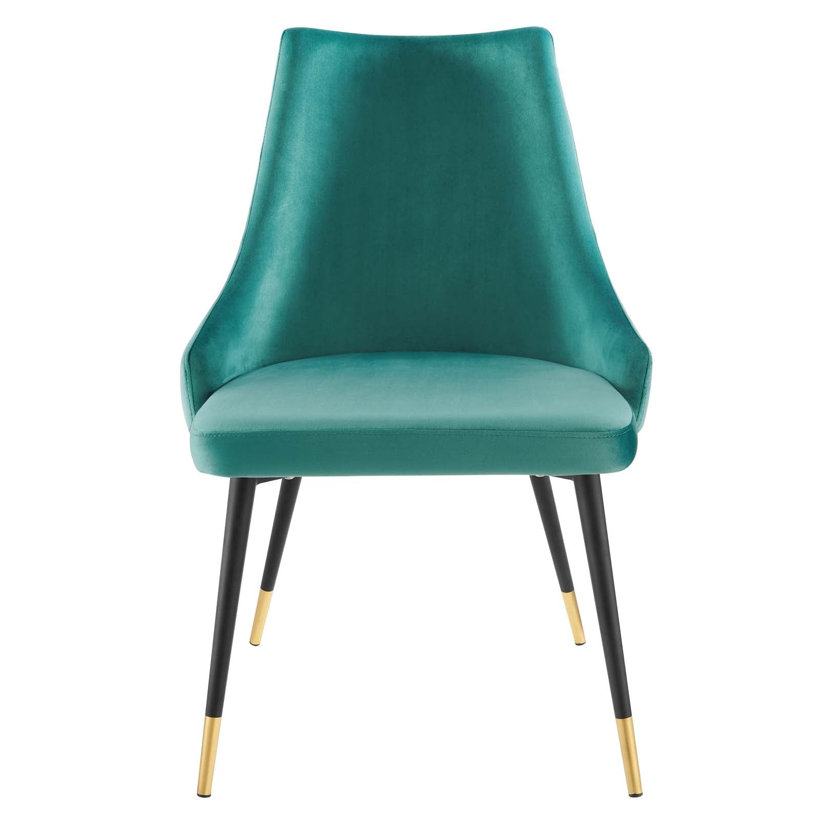 Modway Dining Chairs - Adorn Tufted Performance Velvet Dining Side Chair Teal