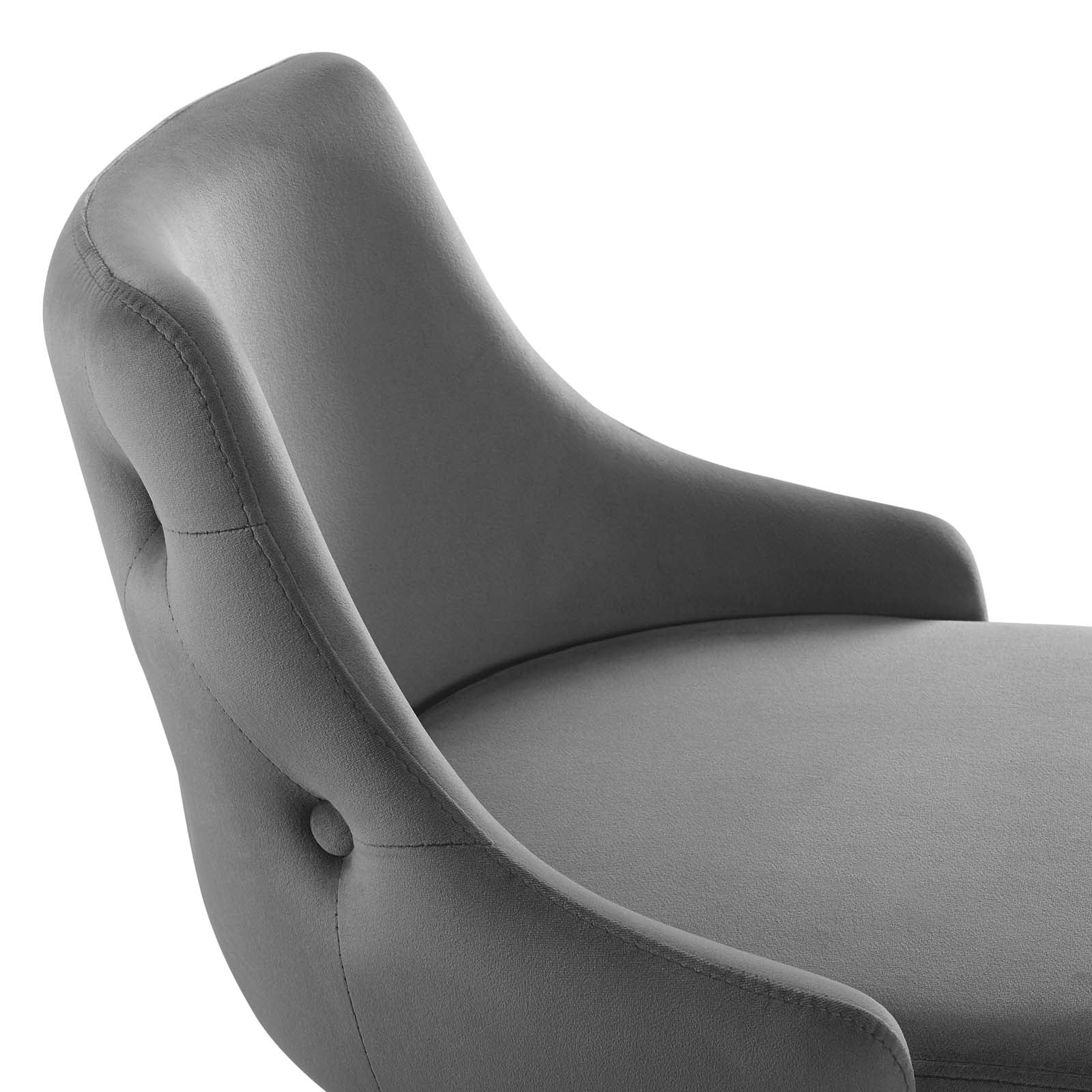 Modway Barstools - Adorn Performance Velvet Bar Stool Gray
