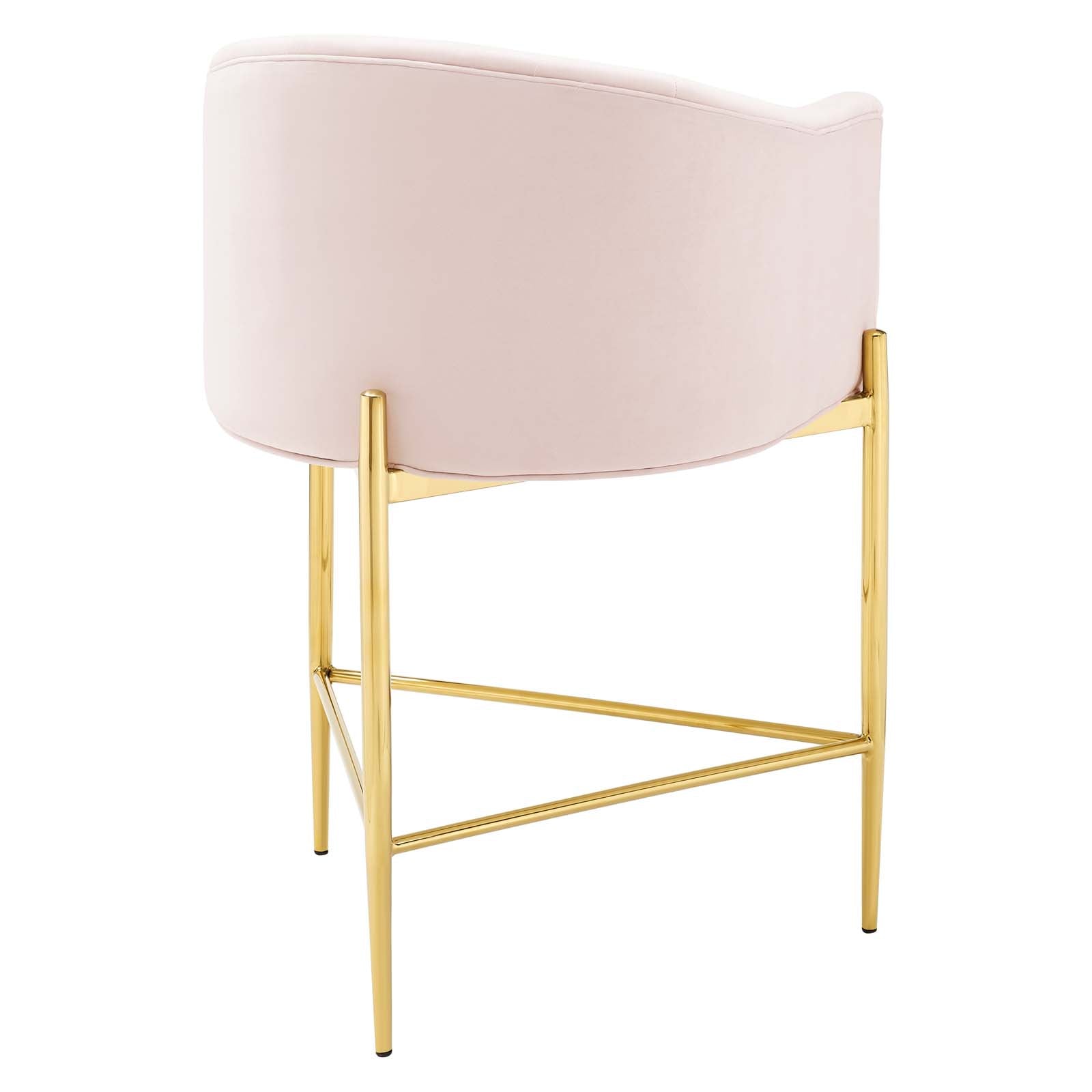 Modway Barstools - Savour Tufted Counter Stool Pink