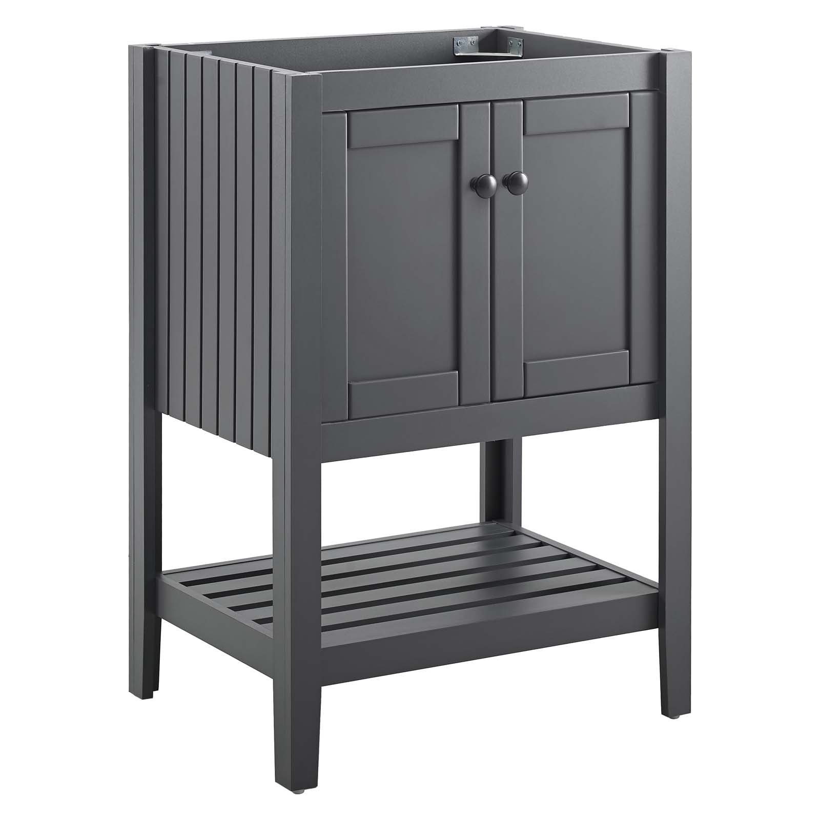 Modway Bathroom Vanity - Prestige 23" Bathroom Vanity Cabinet (Sink Basin Not Included) Gray