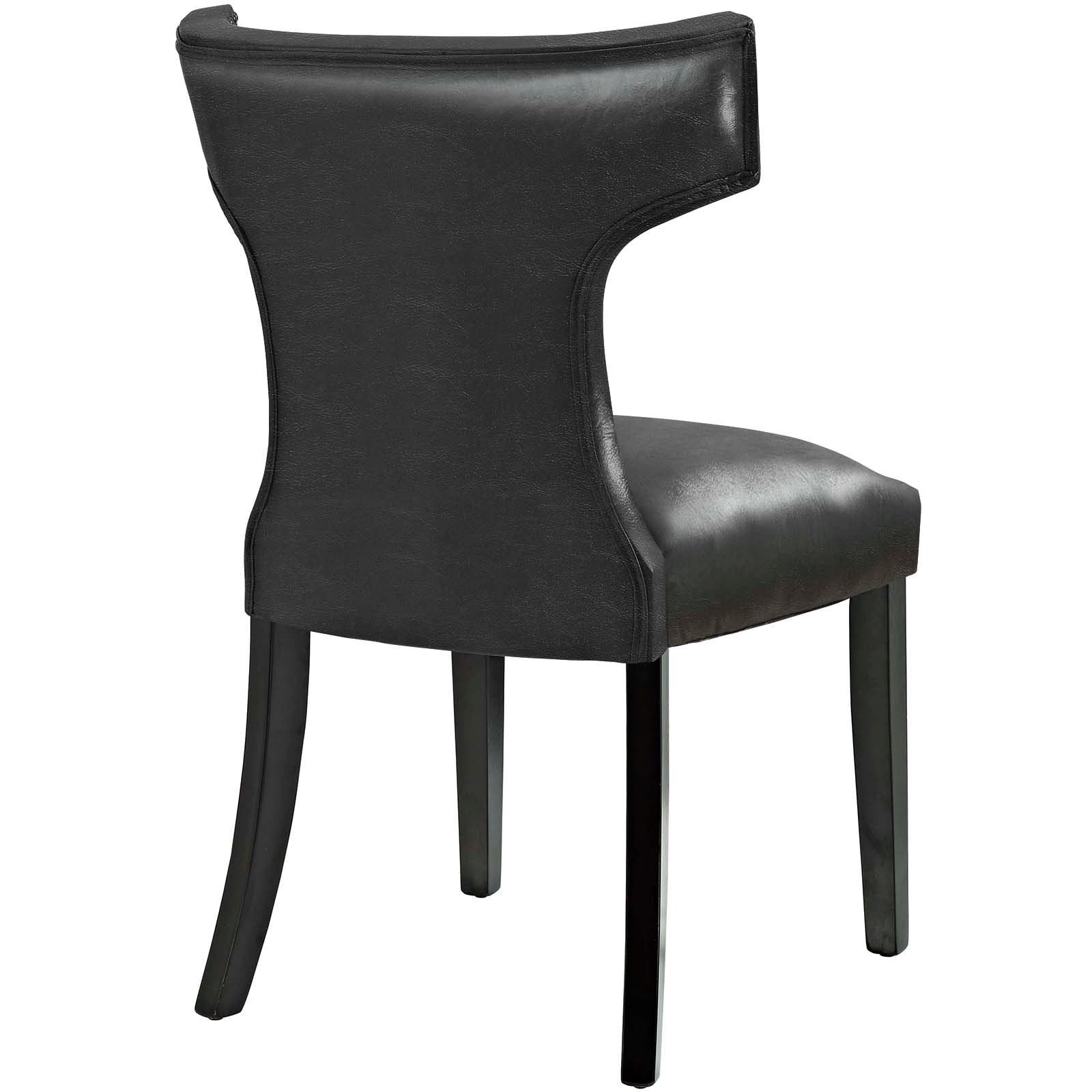 Modway Dining Chairs - Curve-Dining-Chair-Black
