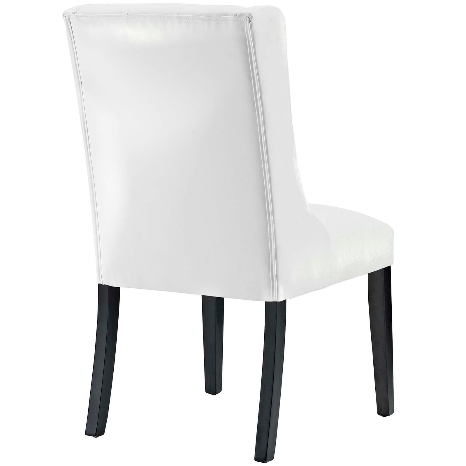 Modway Dining Chairs - Baronet Vinyl 38.5"H Dining Chair White