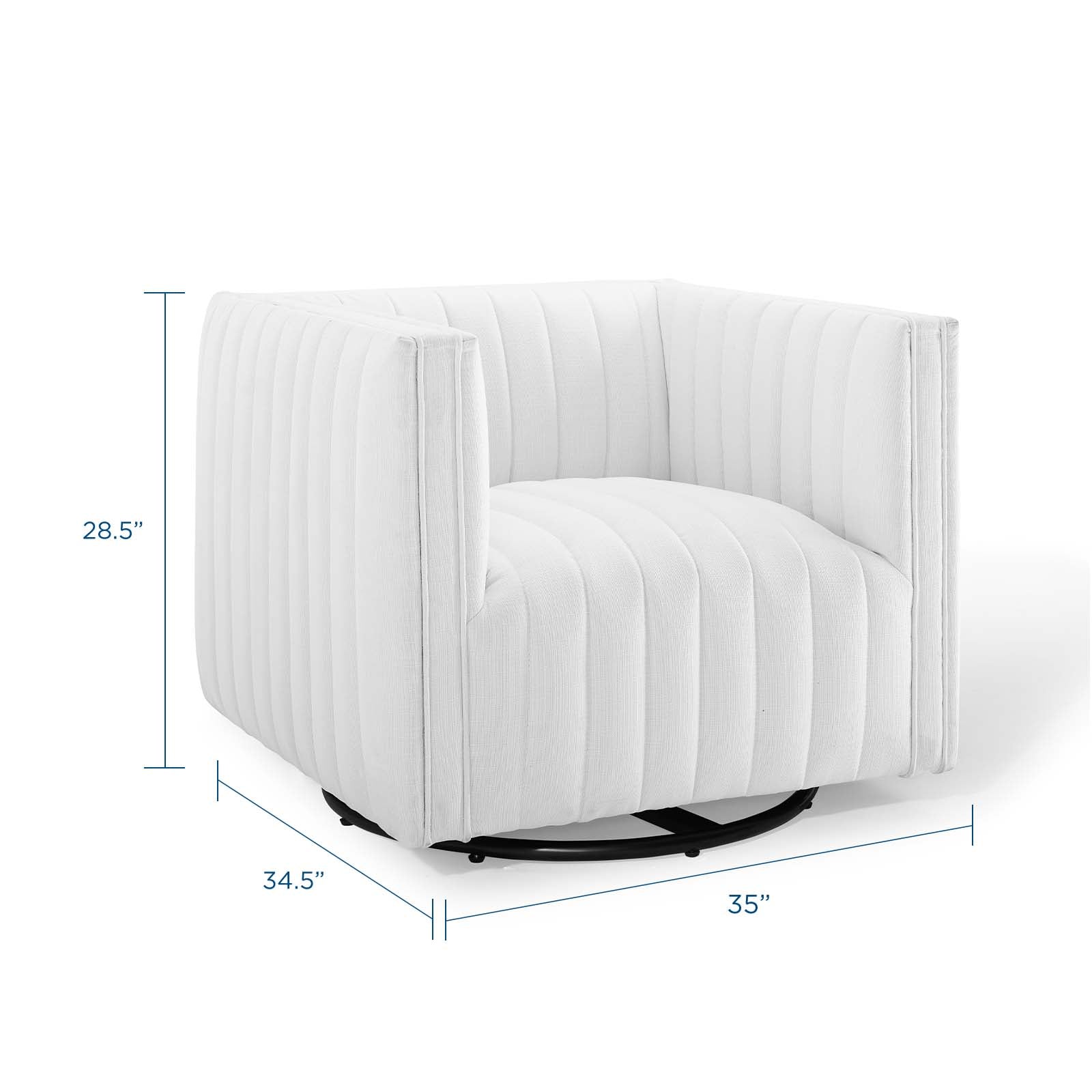 Swivel sales upholstered armchair