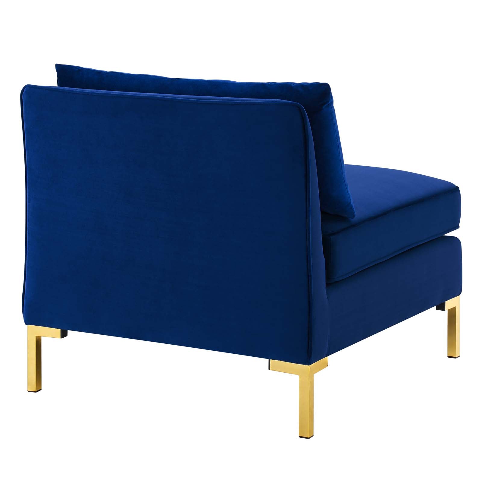 Modway Chairs - Ardent Performance Velvet Armless Chair Navy