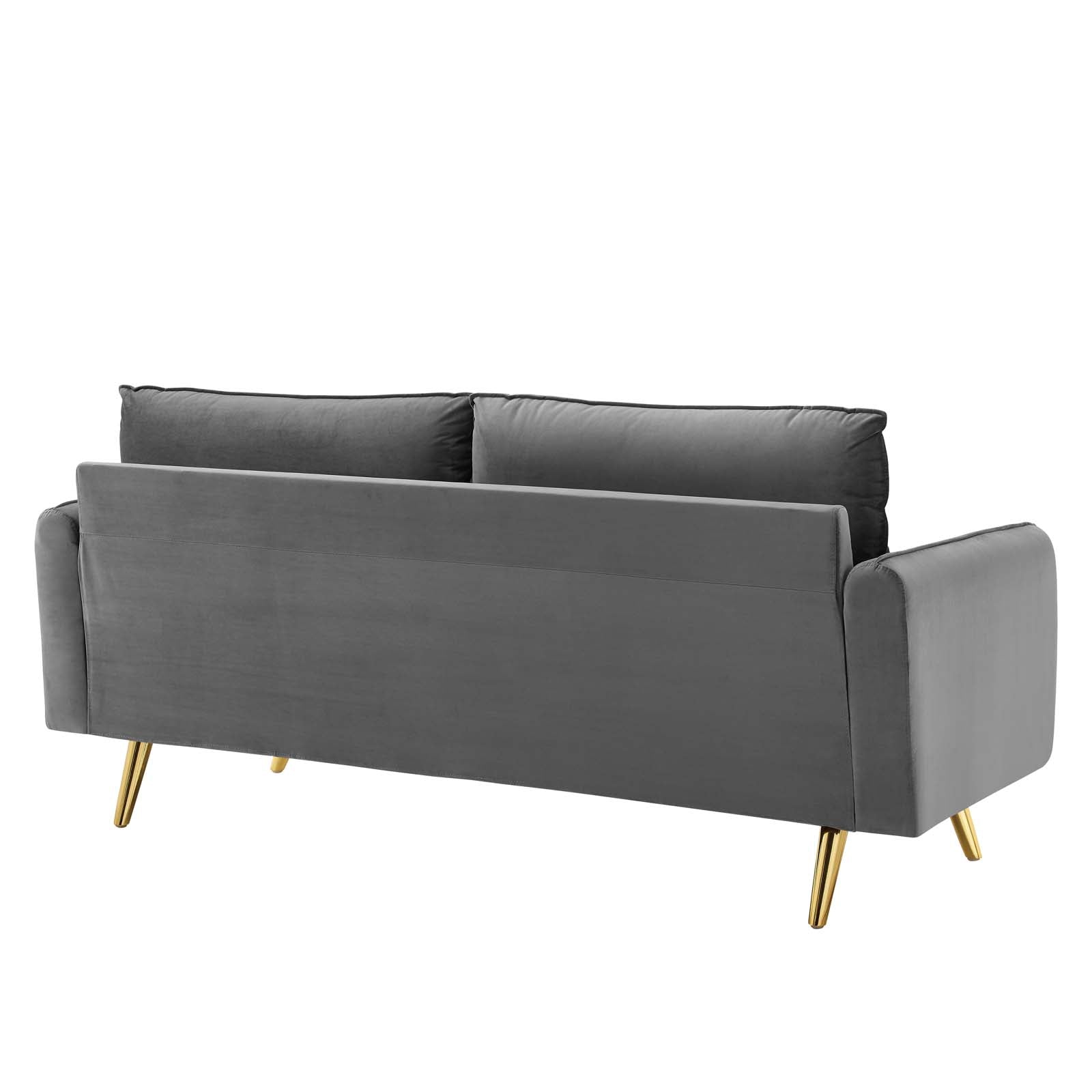 Modway Sofas & Couches - Revive Performance Velvet Sofa Gray