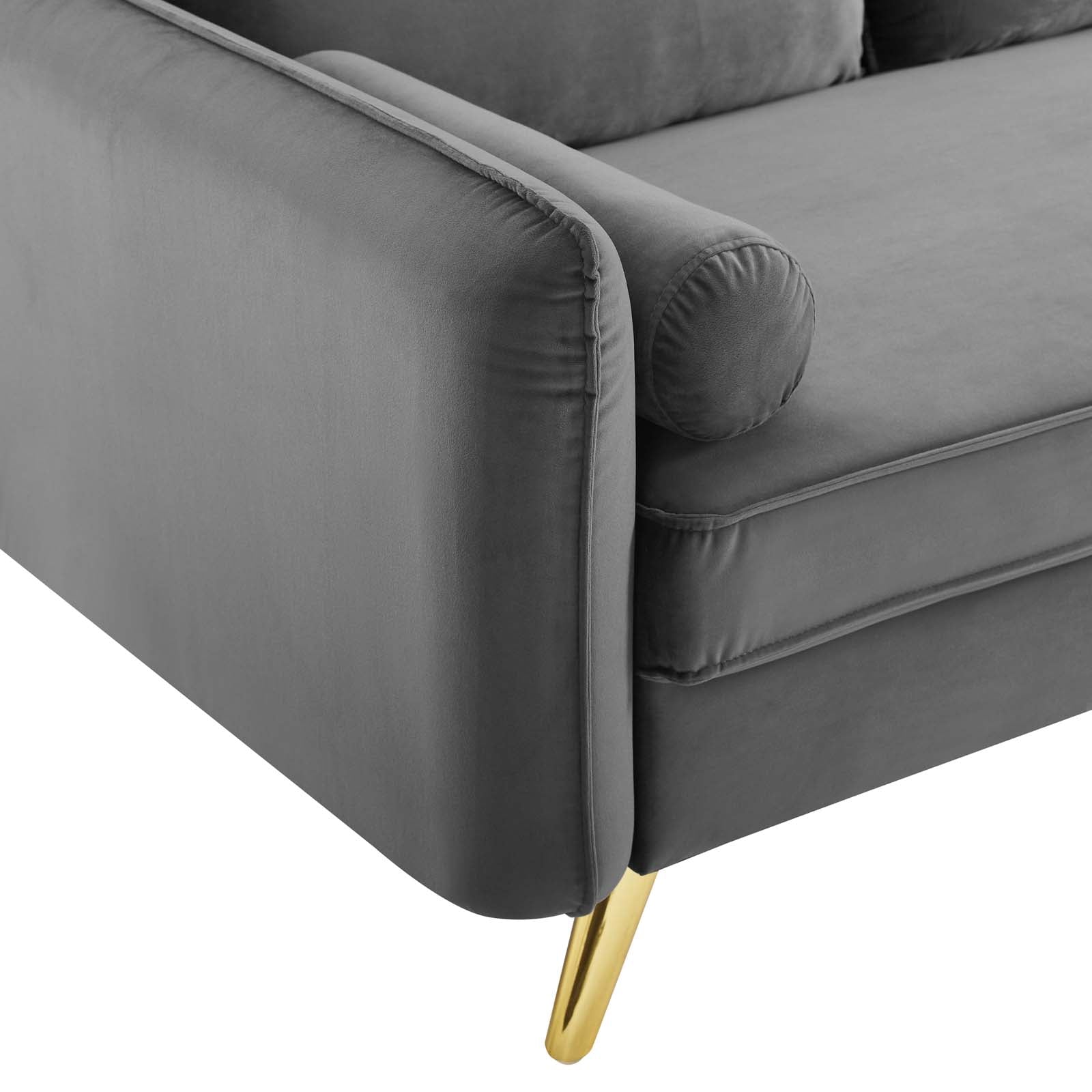 Modway Sofas & Couches - Revive Performance Velvet Sofa Gray