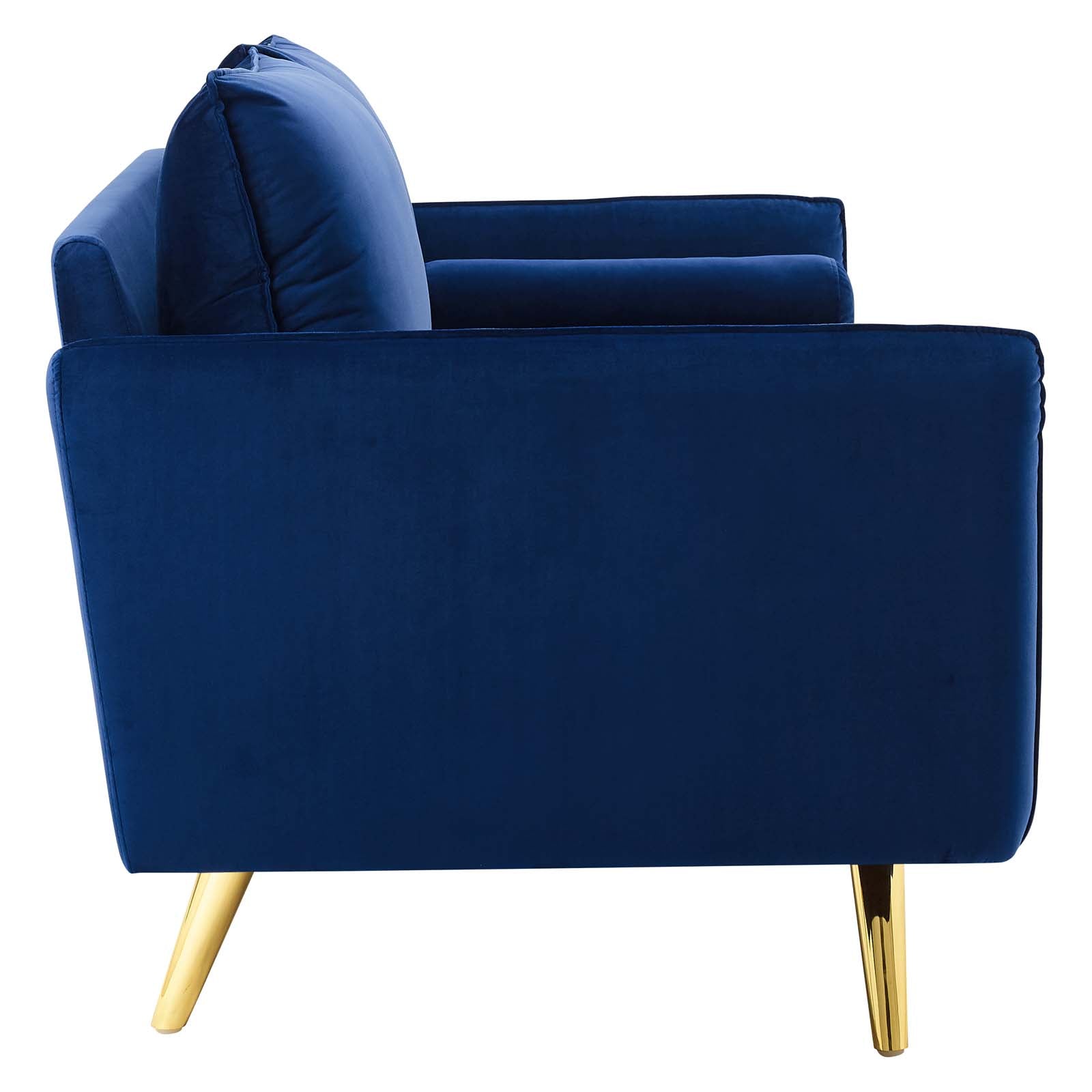 Modway Sofas & Couches - Revive Performance Velvet Sofa Navy