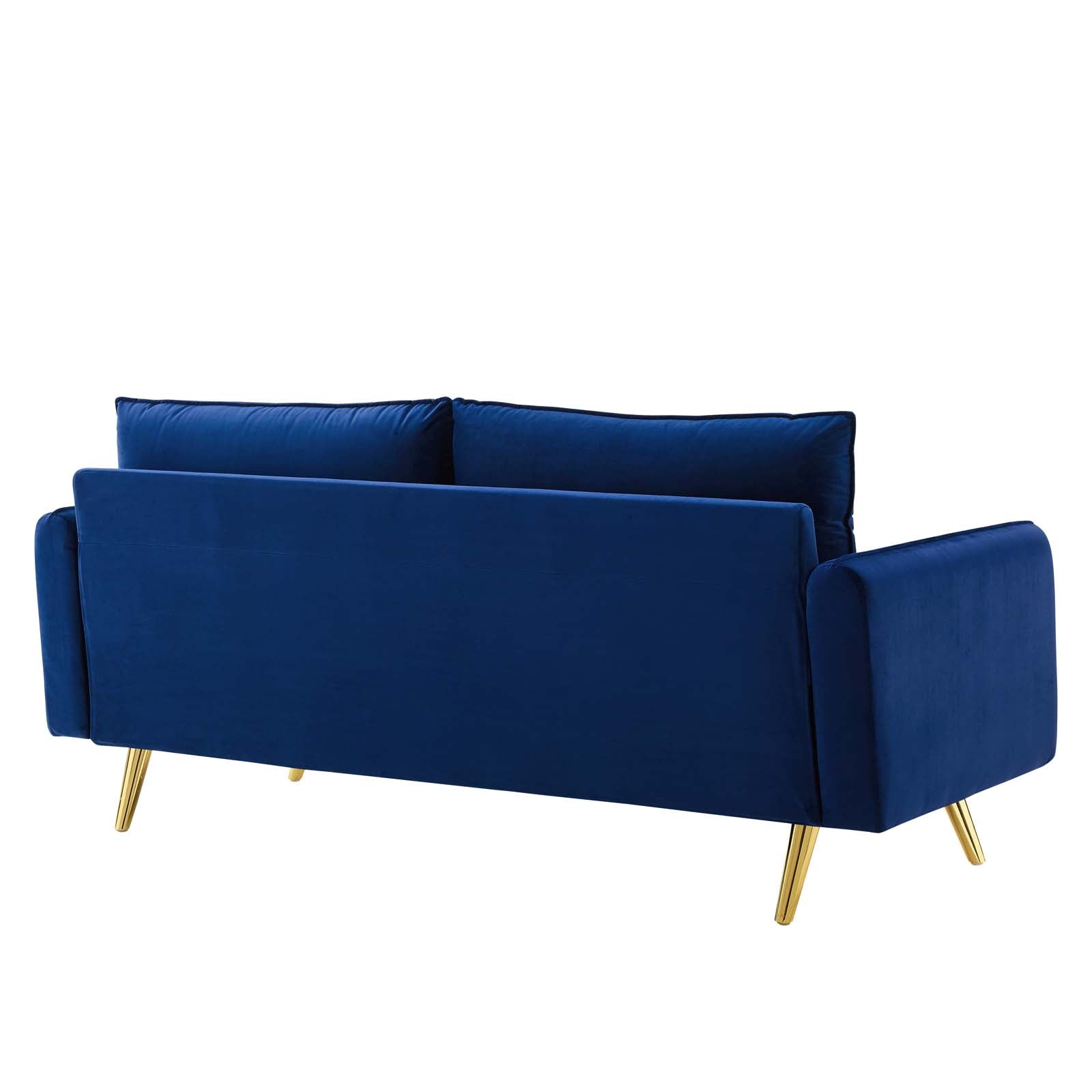 Modway Sofas & Couches - Revive Performance Velvet Sofa Navy