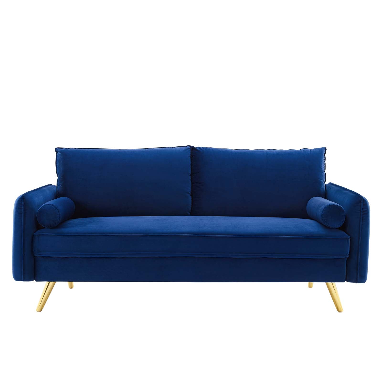 Modway Sofas & Couches - Revive Performance Velvet Sofa Navy