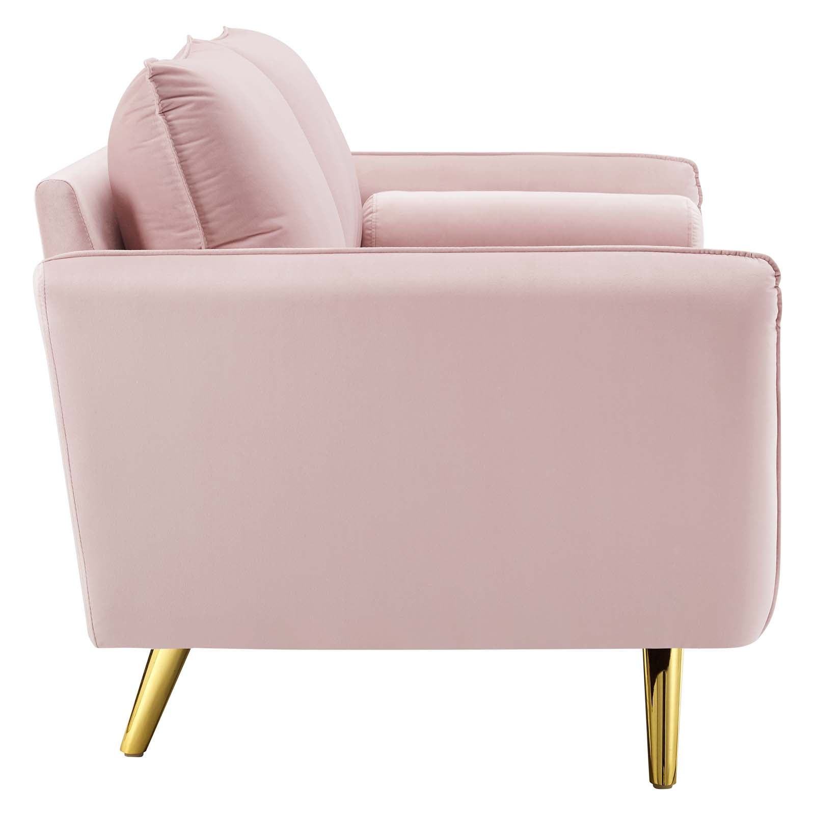 Modway Sofas & Couches - Revive Performance Velvet Sofa Pink