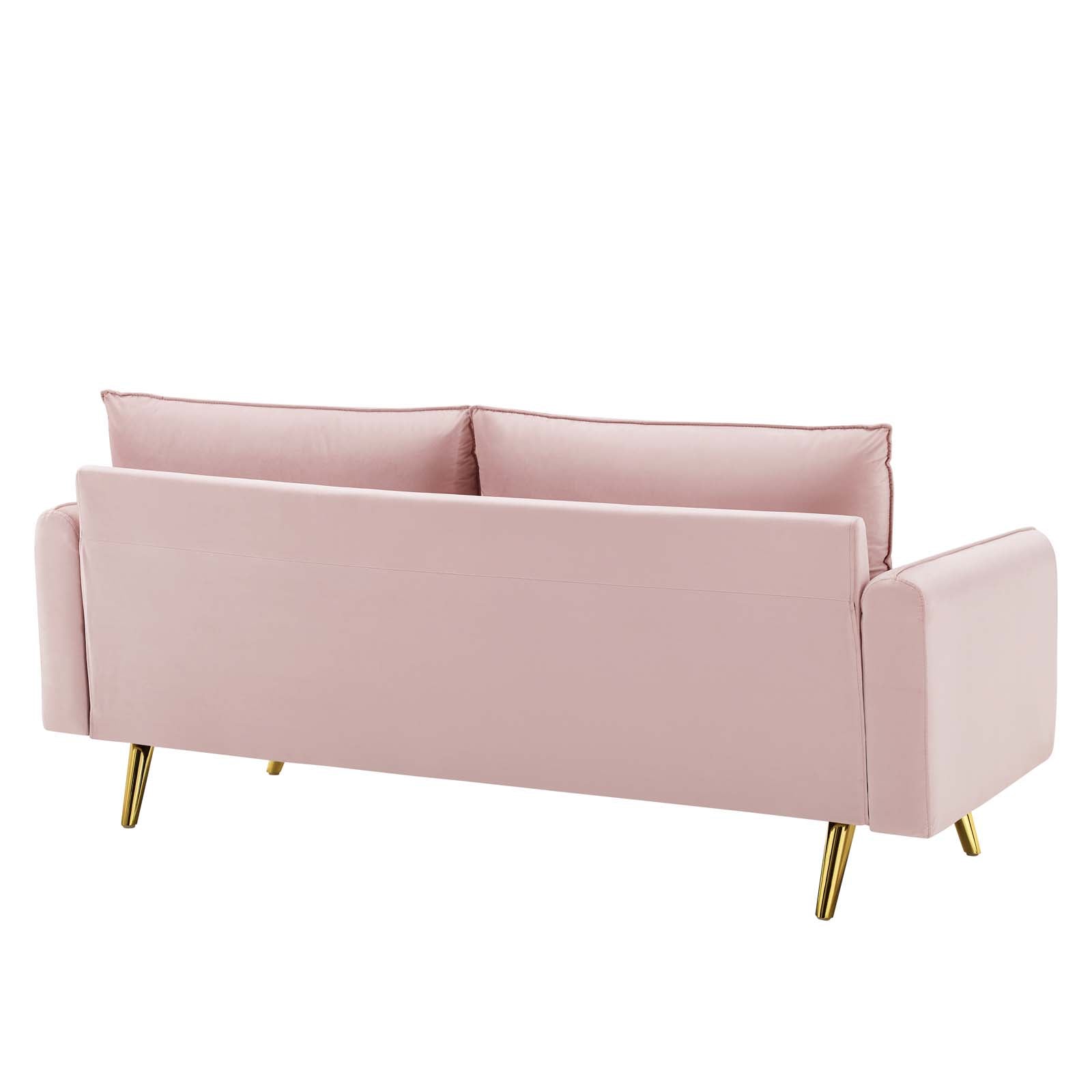 Modway Sofas & Couches - Revive Performance Velvet Sofa Pink