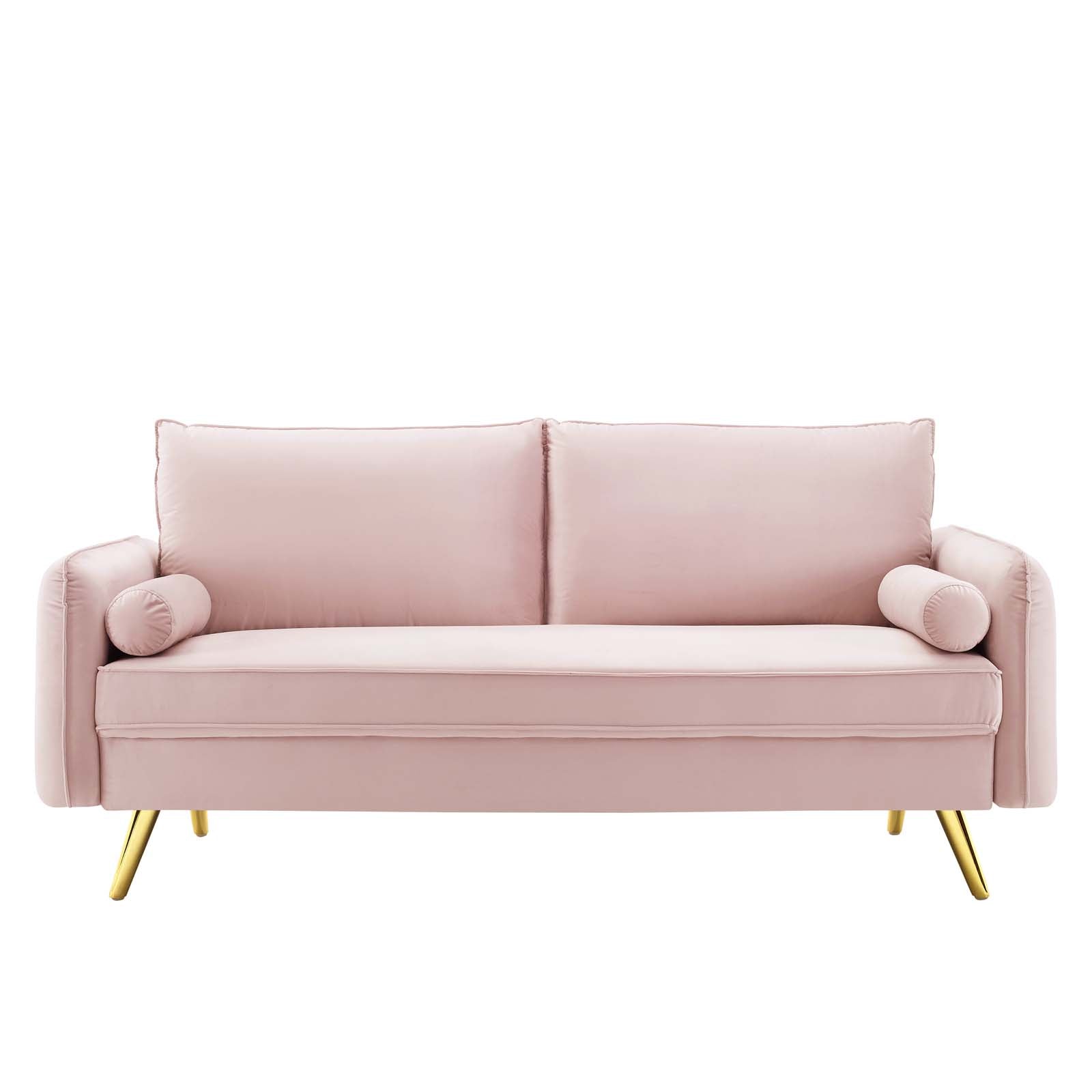 Modway Sofas & Couches - Revive Performance Velvet Sofa Pink