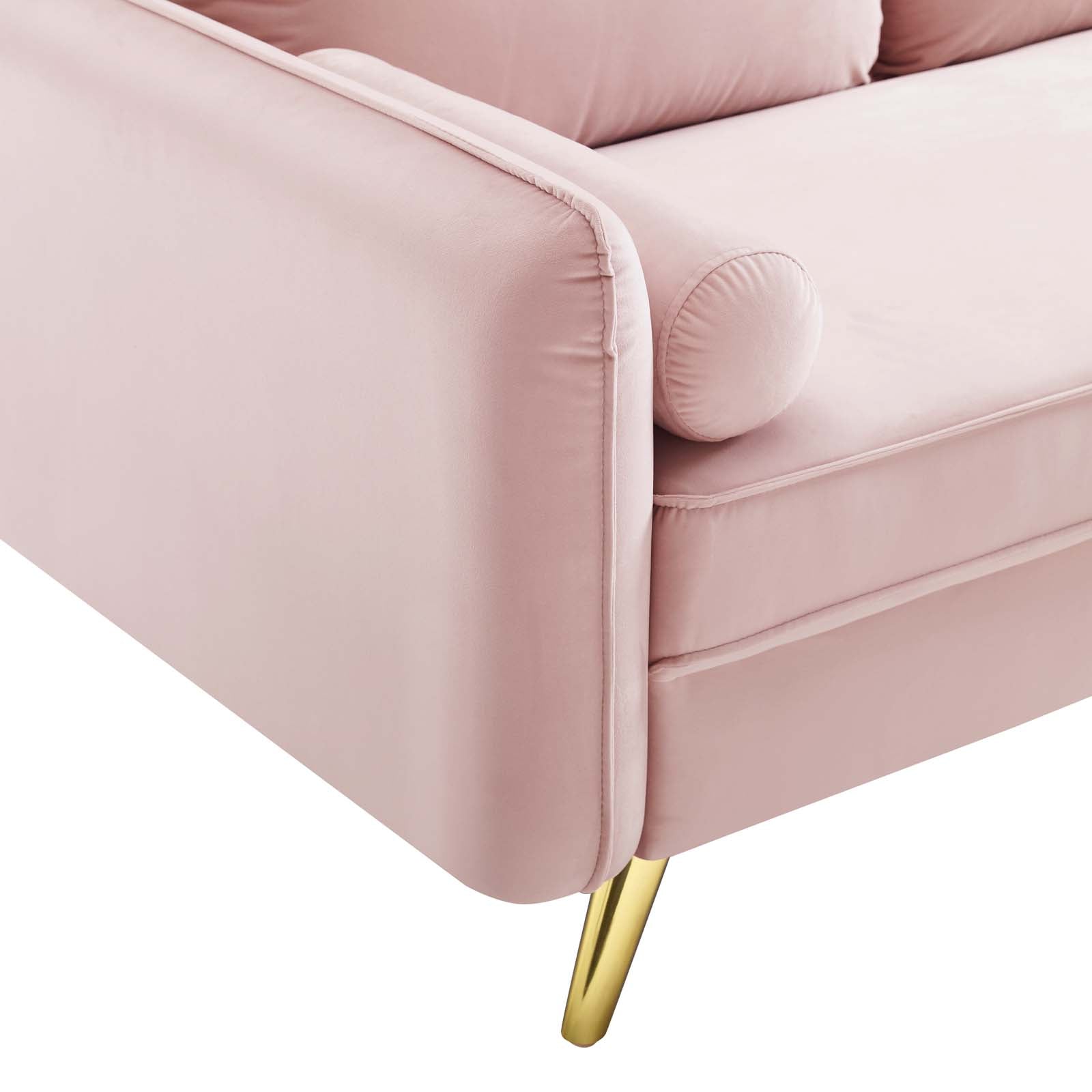 Modway Sofas & Couches - Revive Performance Velvet Sofa Pink