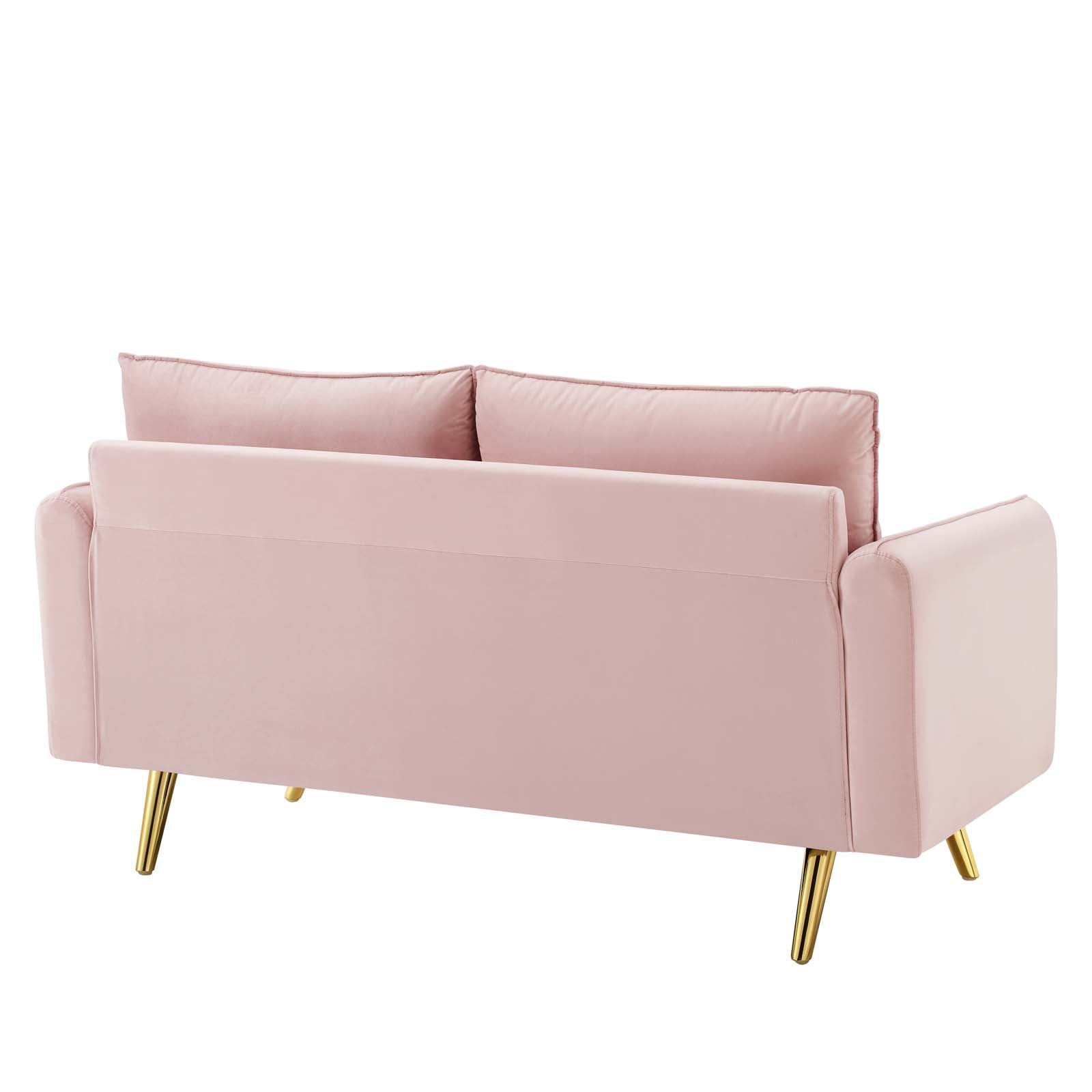 Modway Loveseats - Revive Performance Velvet Loveseat Pink