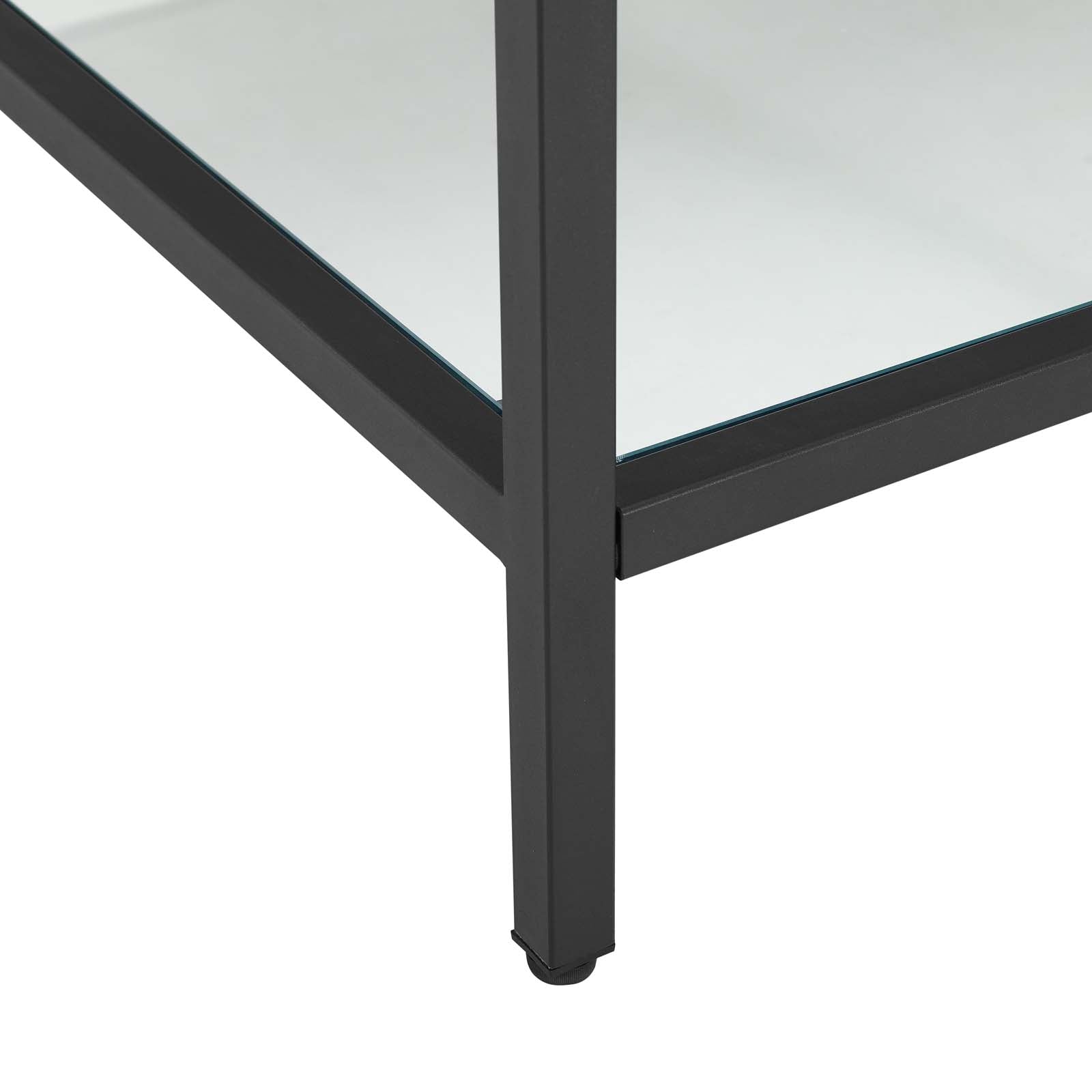Modway Bathroom Vanity - Kingsley 50" Black Stainless Steel Bathroom Vanity Black White