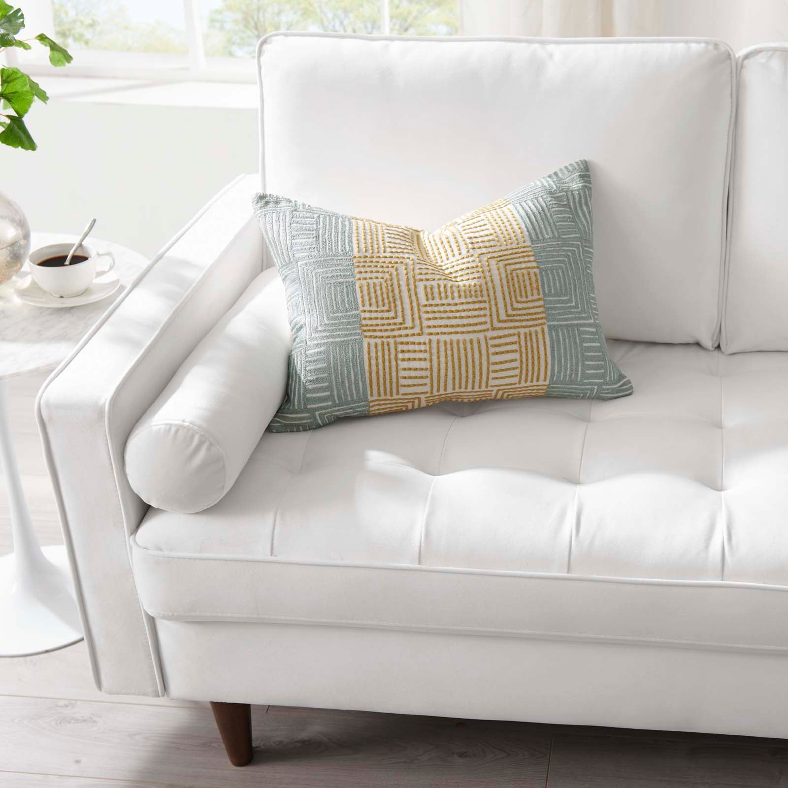 Modway Loveseats - Valour Performance Velvet Loveseat White