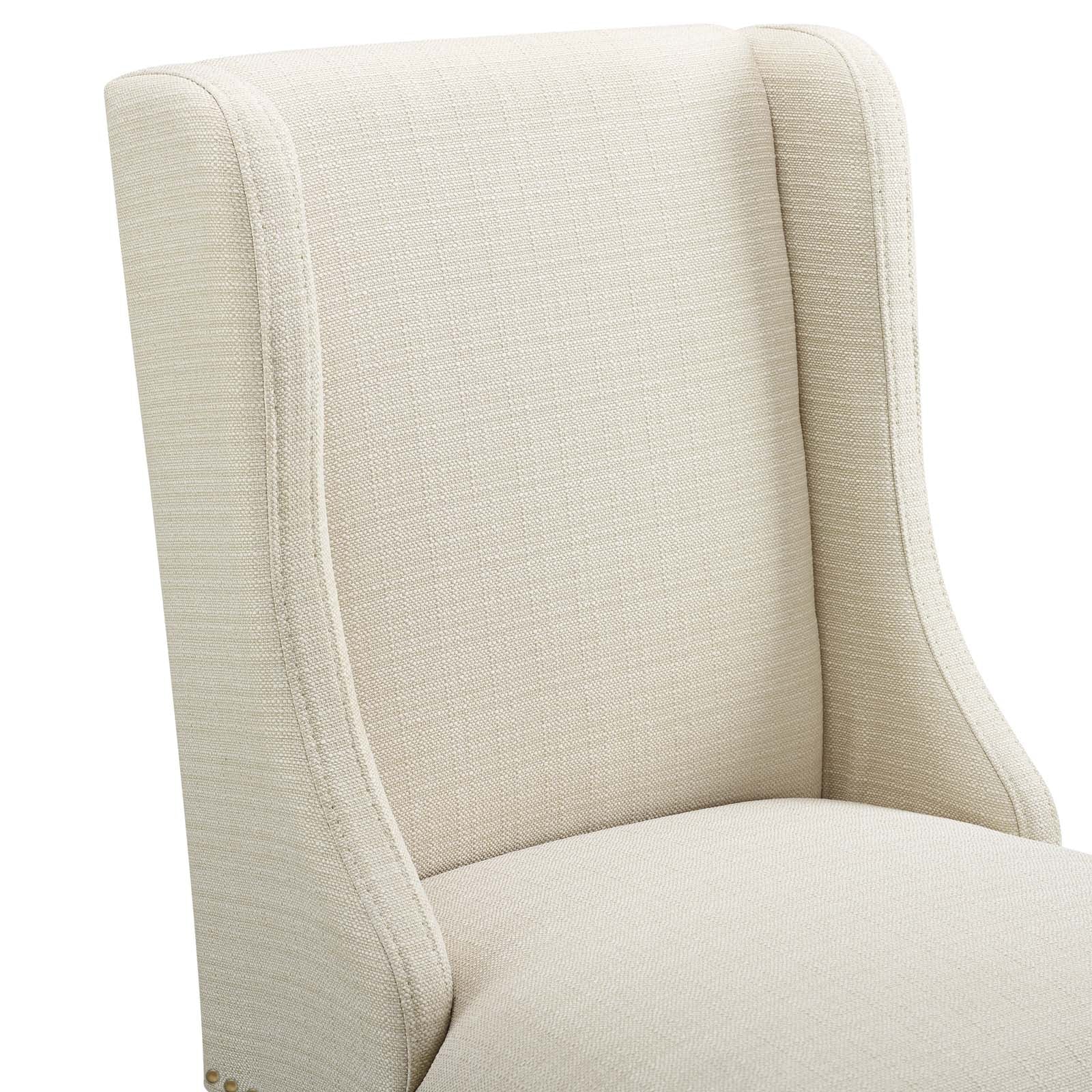 Modway Barstools - Baron Counter Stool Fabric Beige (Set of 2)
