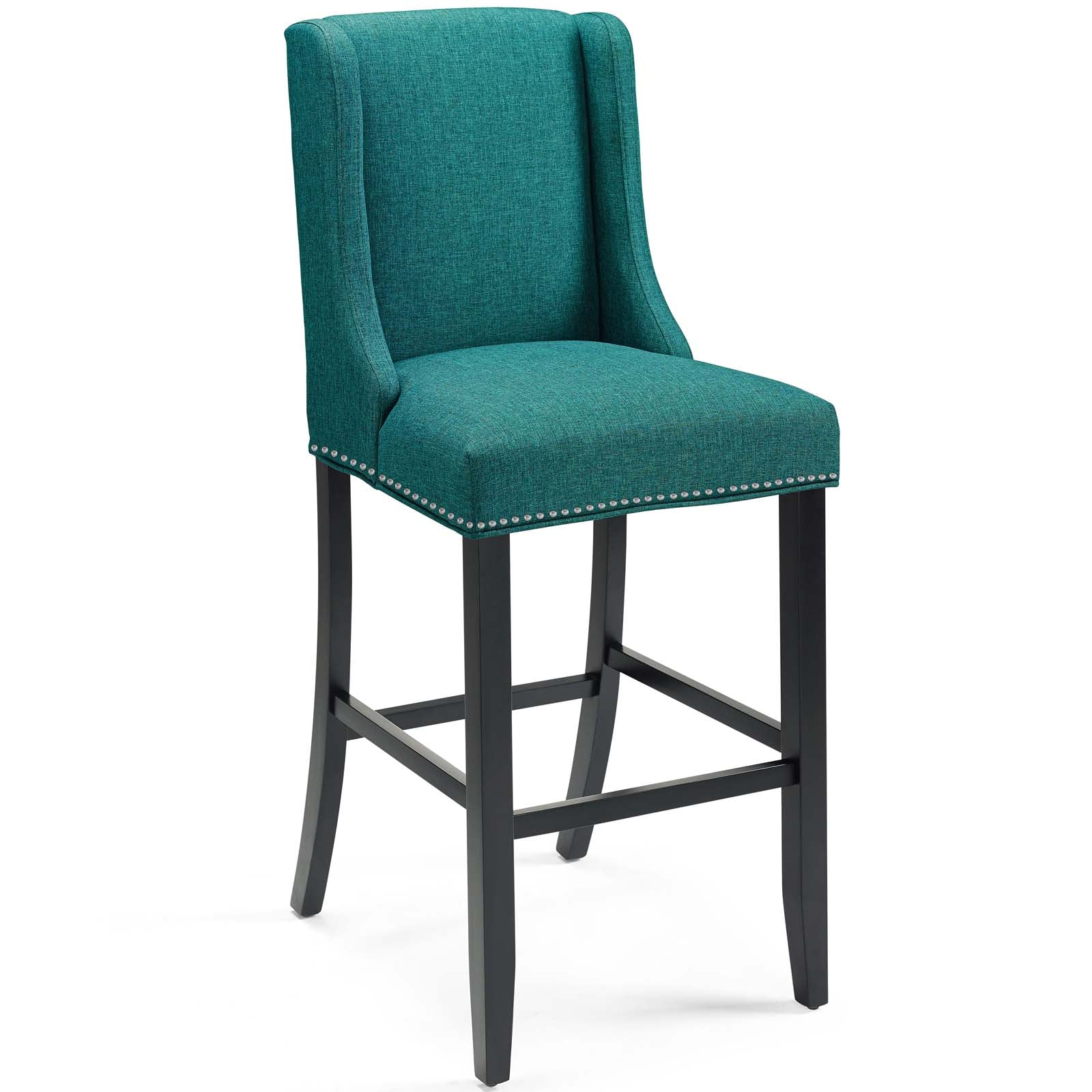Modway Barstools - Baron Bar Stool Fabric Teal (Set of 2)
