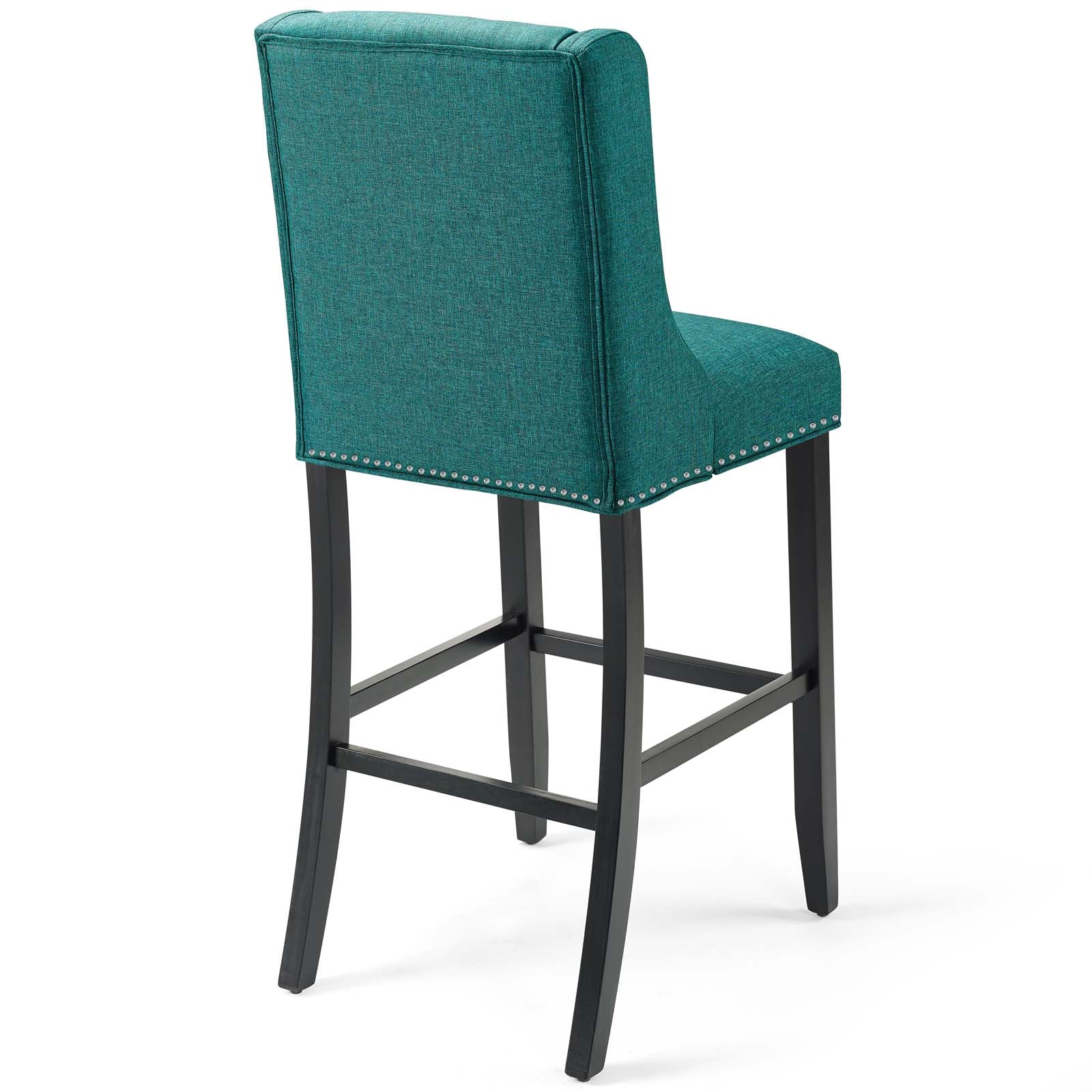Modway Barstools - Baron Bar Stool Fabric Teal (Set of 2)