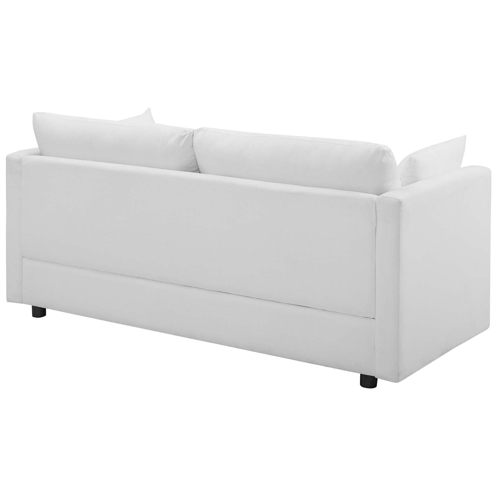 Modway Living Room Sets - Activate 3 Piece Upholstered Fabric Set White