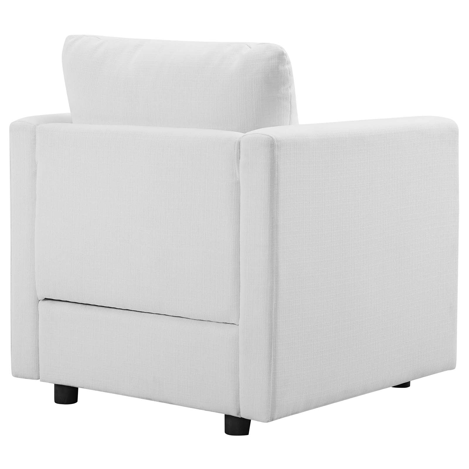 Modway Living Room Sets - Activate 3 Piece Upholstered Fabric Set White