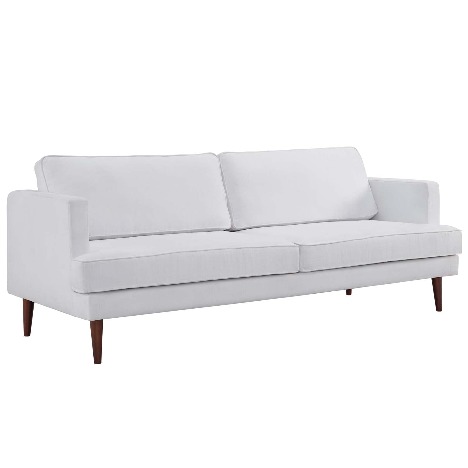 Modway Living Room Sets - Agile 3 Piece Upholstered Fabric Set White