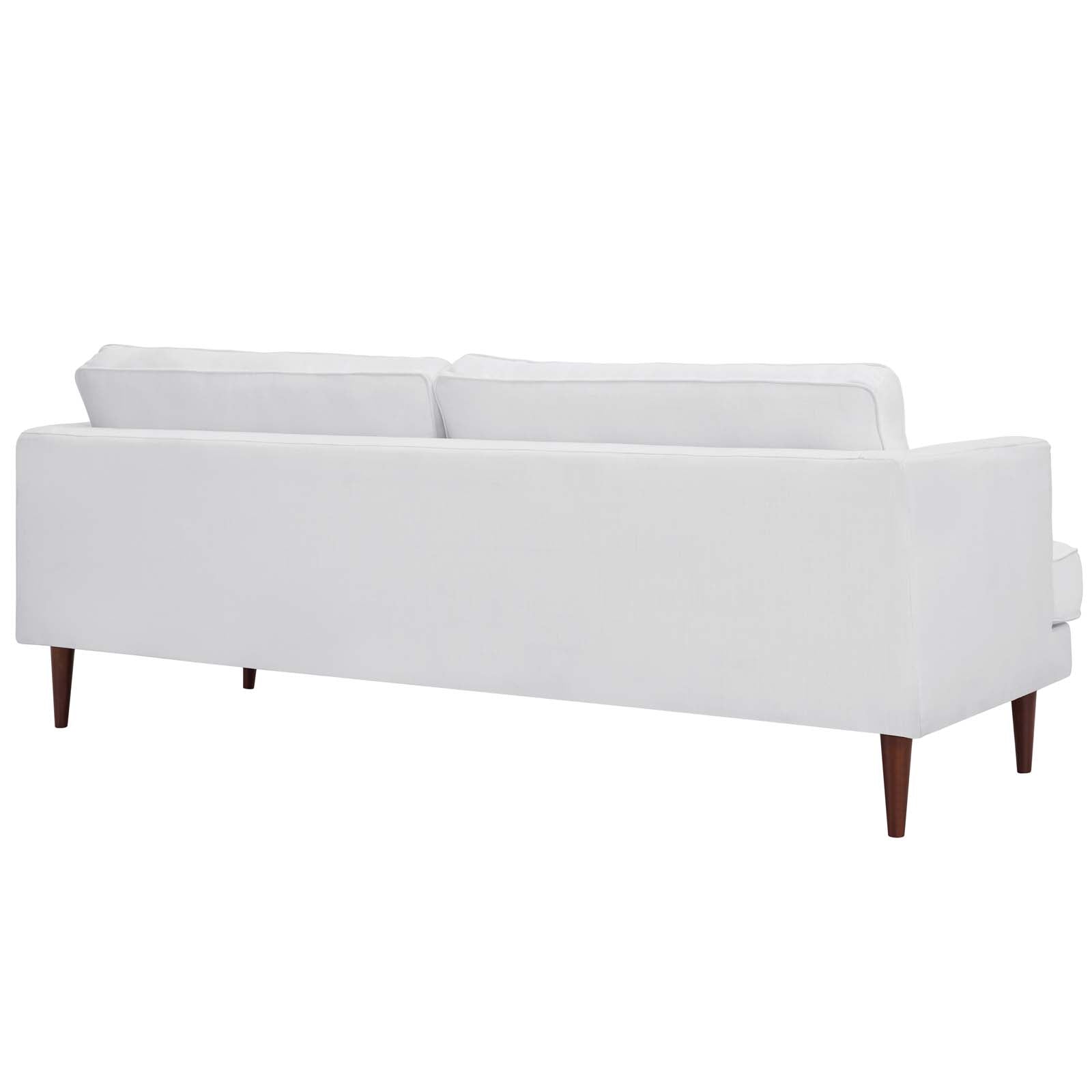 Modway Living Room Sets - Agile 3 Piece Upholstered Fabric Set White