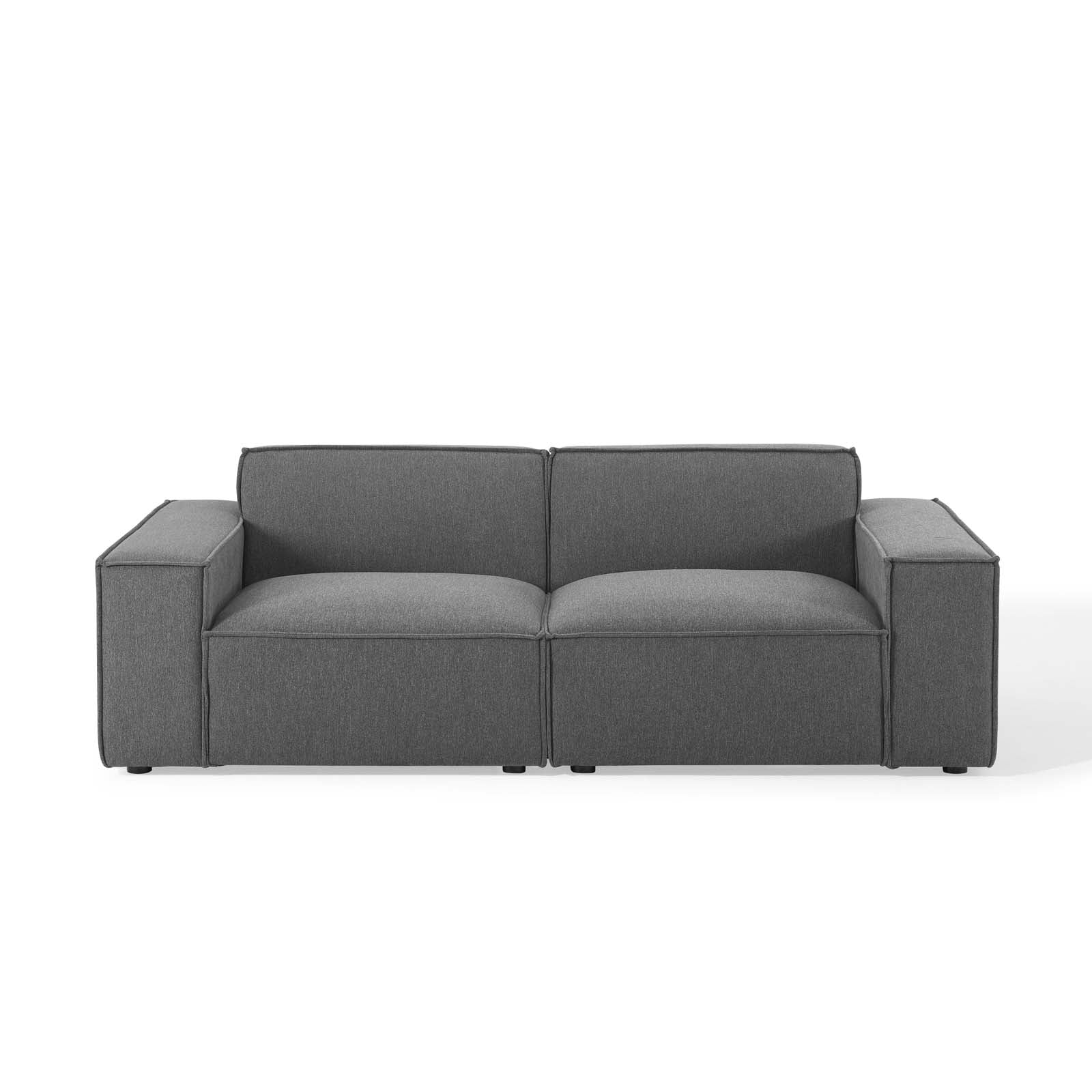 Modway Sofas & Couches - Restore 2-Piece Sofa Charcoal