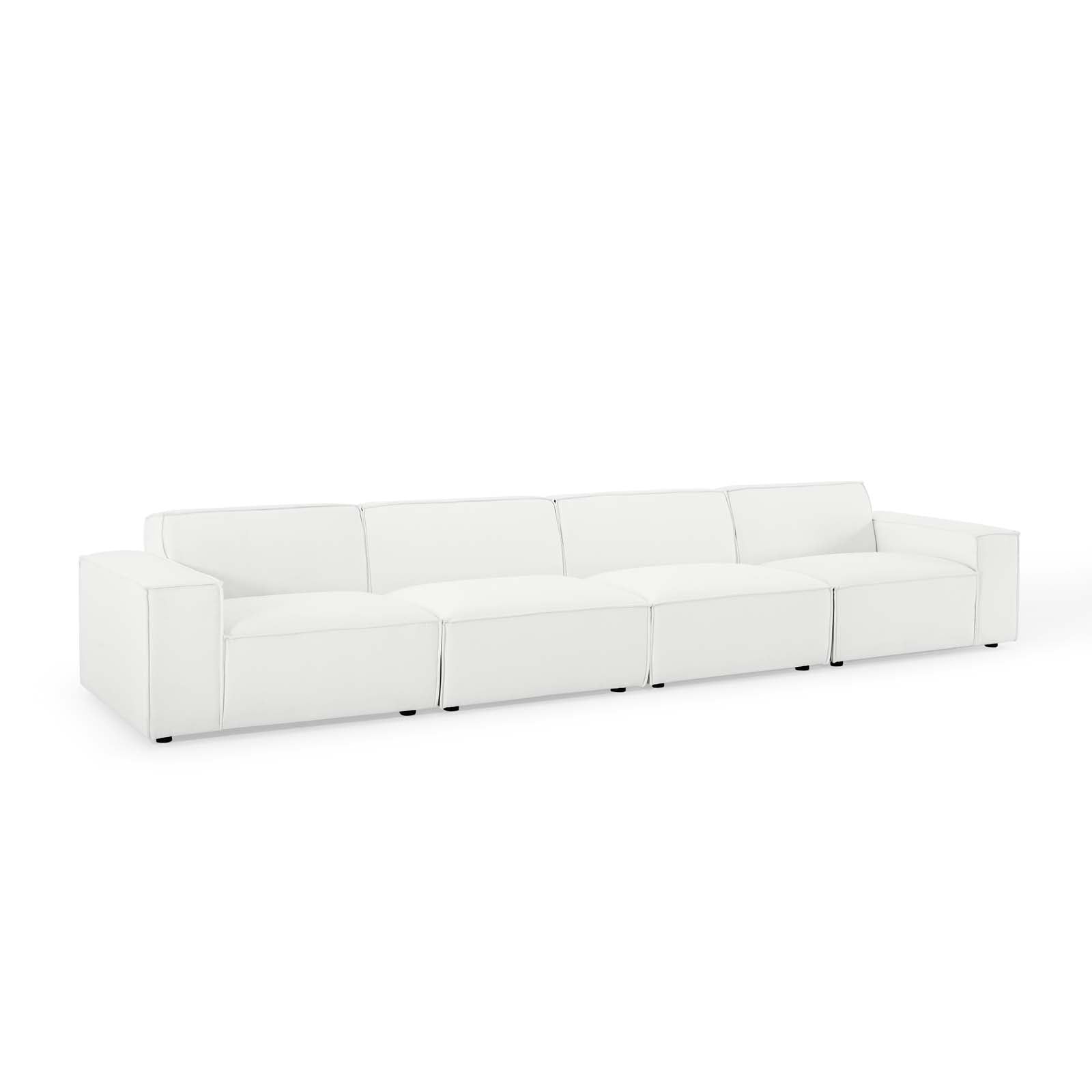 Modway Sectional Sofas - Restore 4-Piece Sectional Sofa White