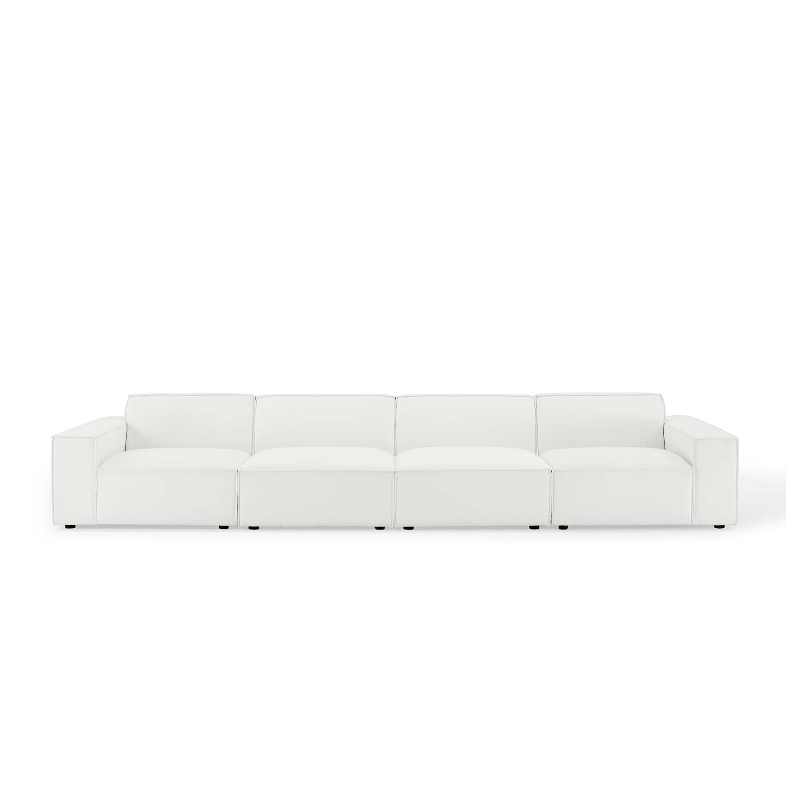 Modway Sectional Sofas - Restore 4-Piece Sectional Sofa White