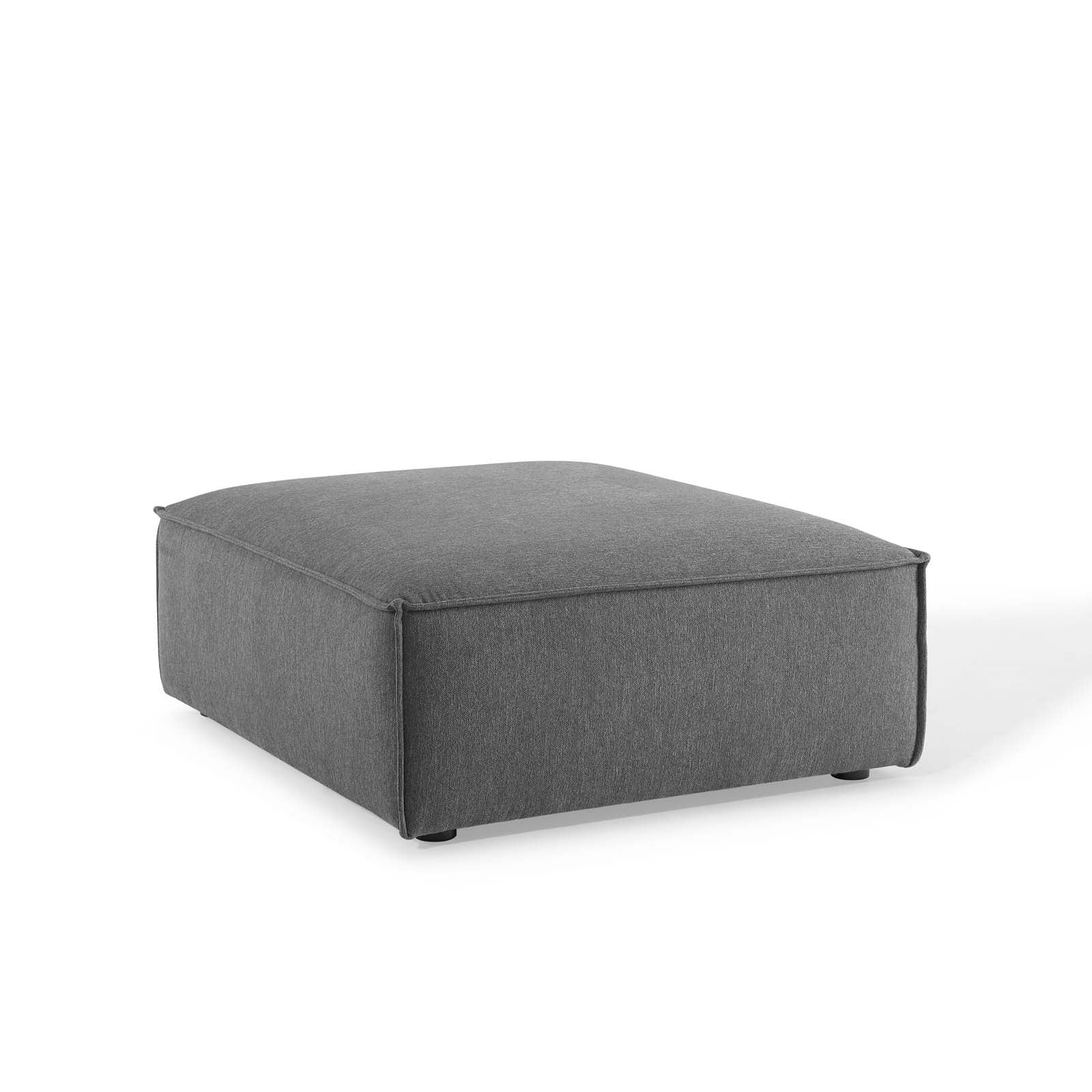 Modway Sectional Sofas - Restore 6-Piece Sectional Sofa Charcoal 122"