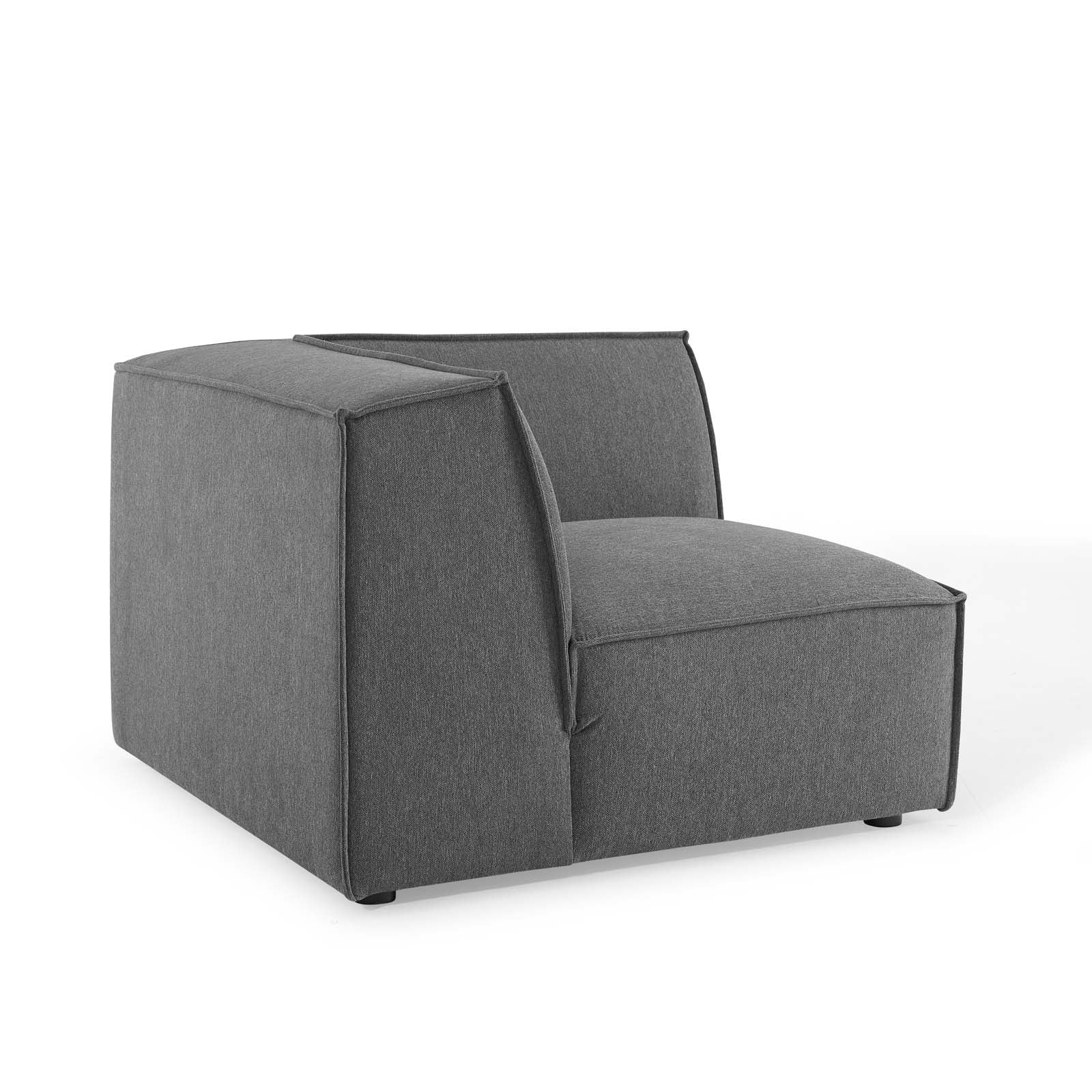 Modway Sectional Sofas - Restore 6-Piece Sectional Sofa Charcoal 122"