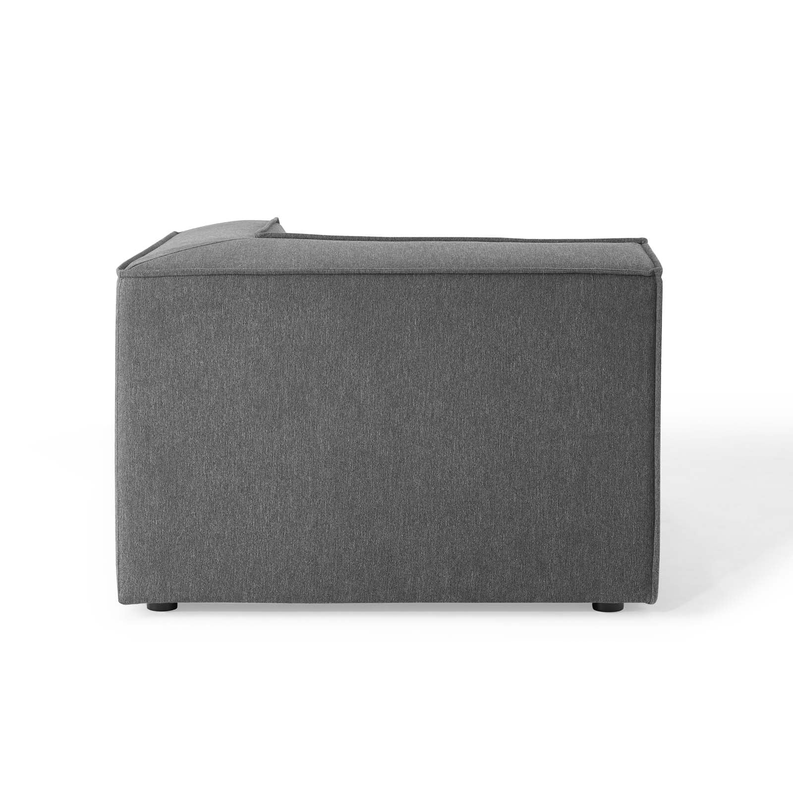 Modway Sectional Sofas - Restore 6-Piece Sectional Sofa Charcoal 122"