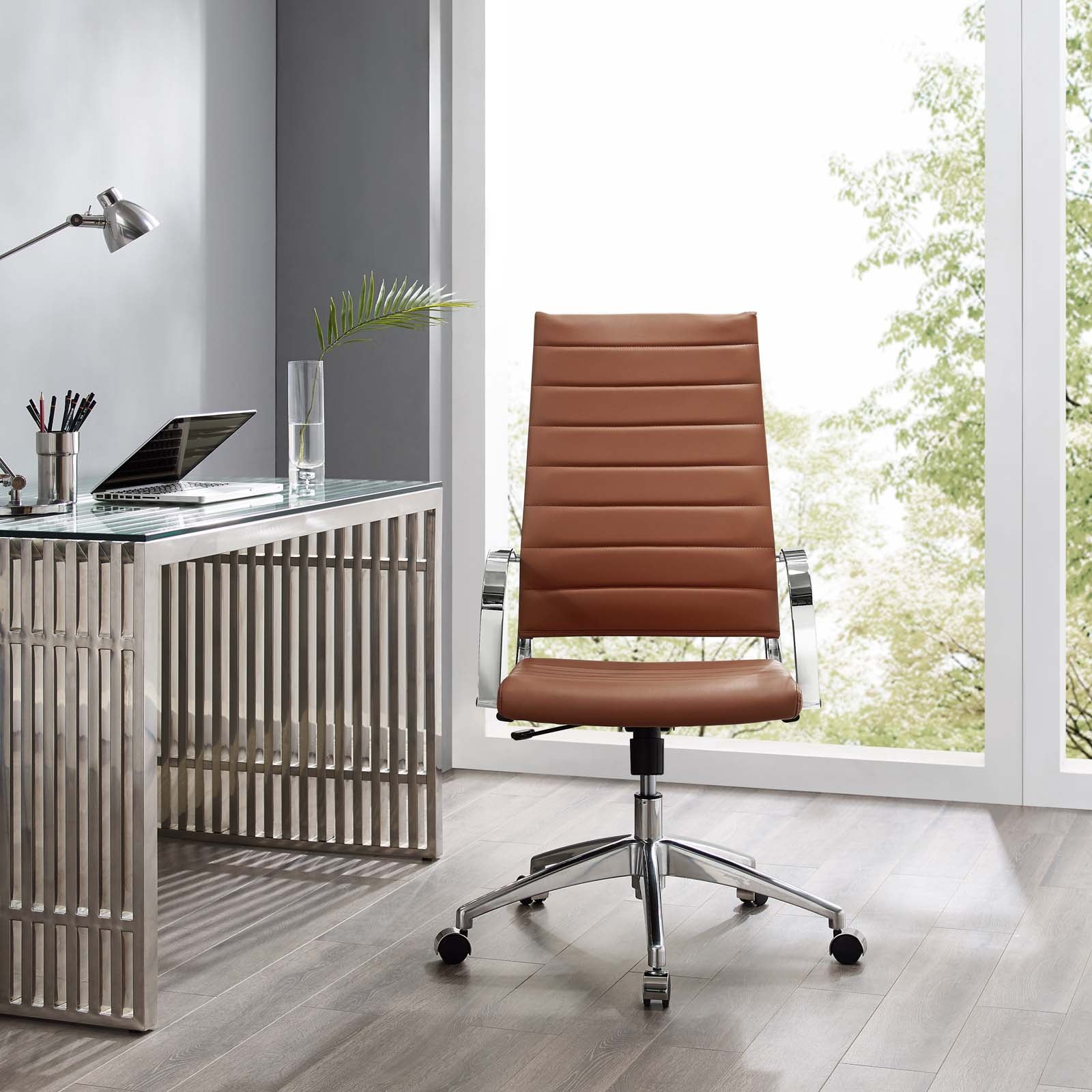 Modway Task Chairs - Jive Highback Task Chair Terracotta