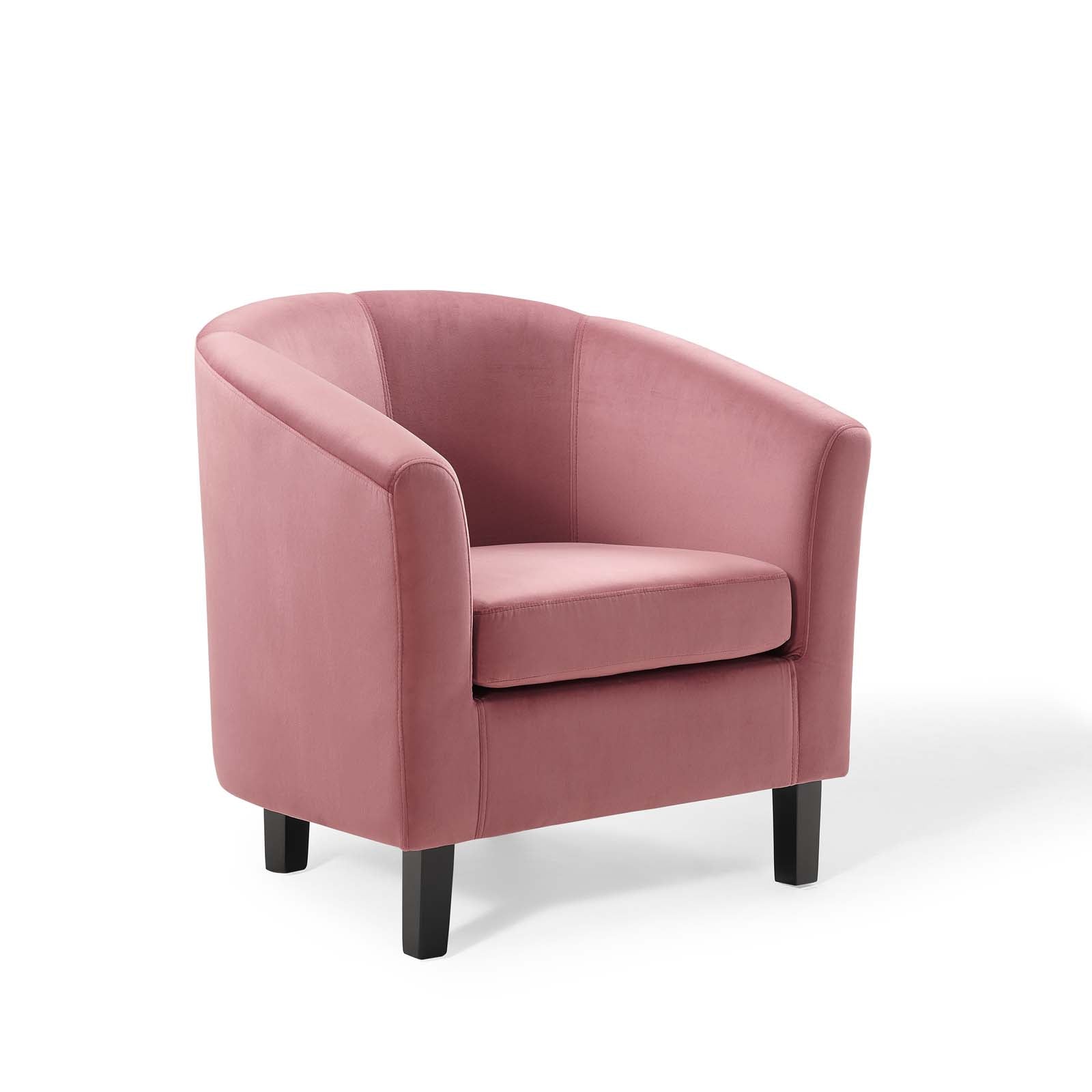 Modway Chairs - Prospect Performance Velvet Armchair Dusty Rose