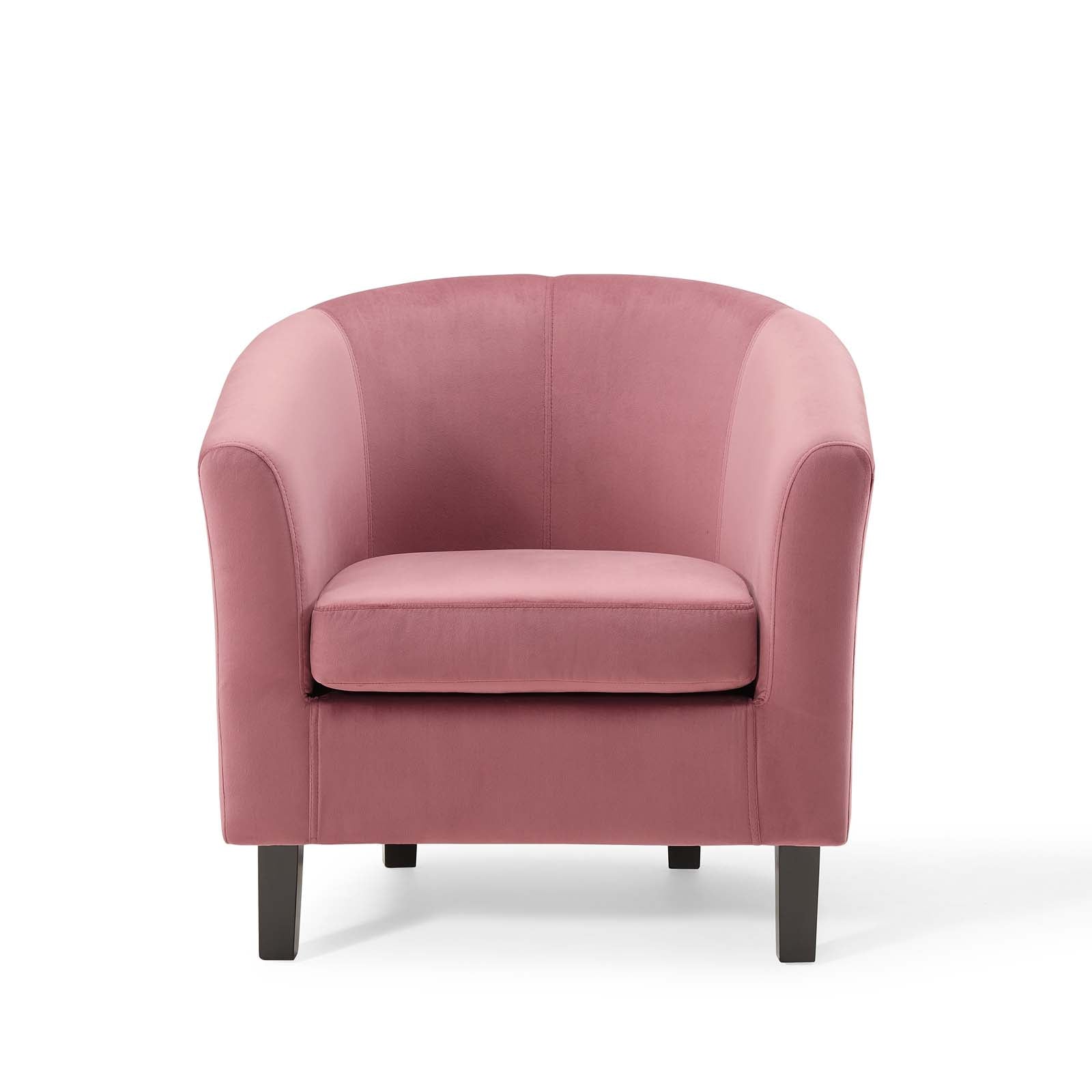 Modway Chairs - Prospect Performance Velvet Armchair Dusty Rose
