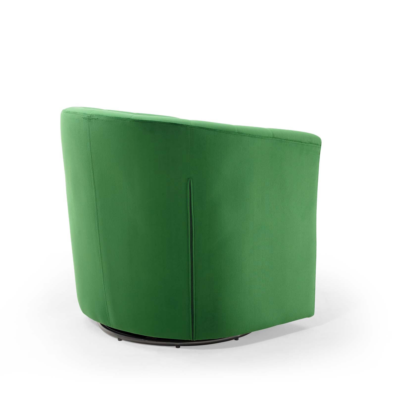 Modway Chairs - Prospect Tufted Performance Velvet Swivel Armchair Emerald