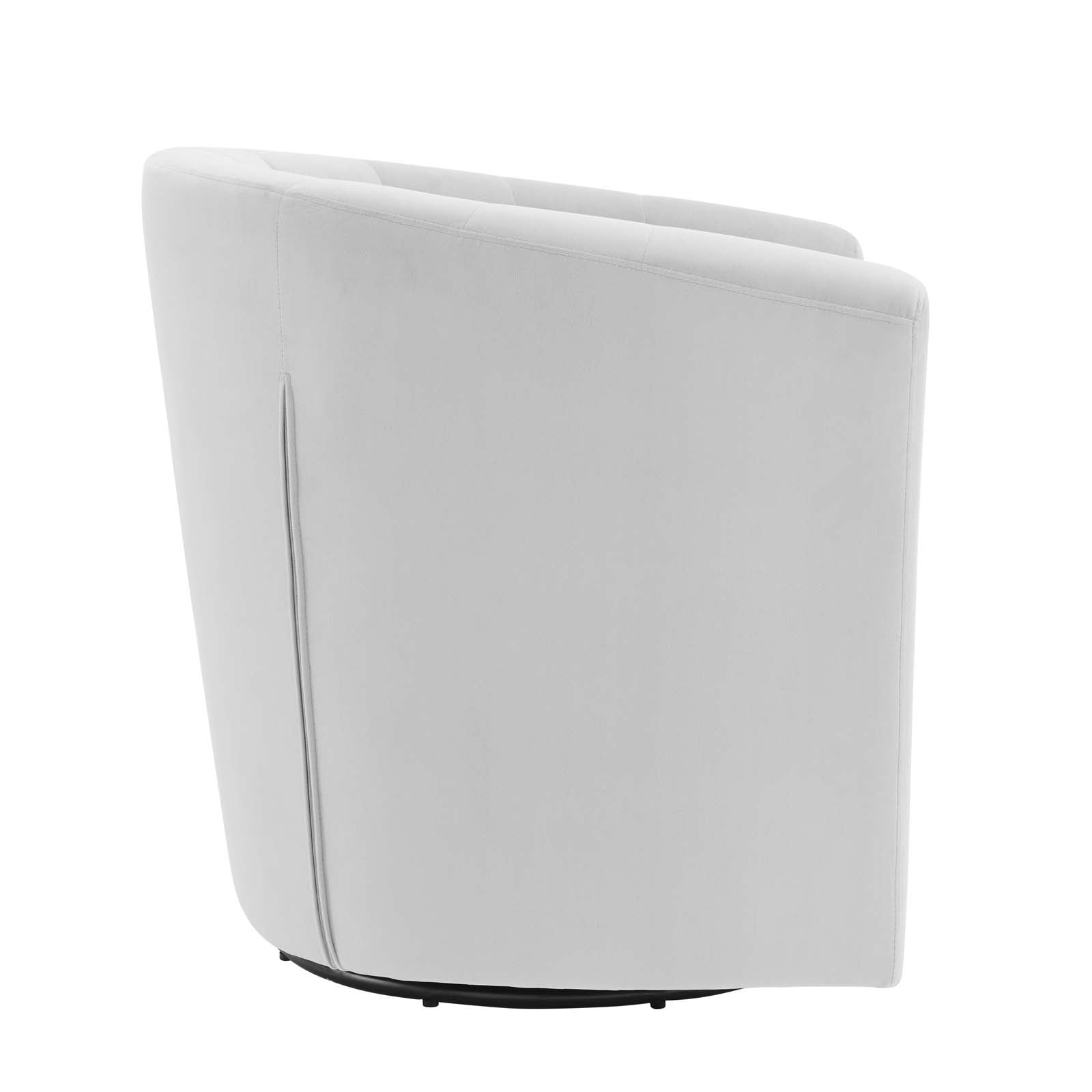 Modway Accent Chairs - Prospect Tufted Performance Velvet Swivel Armchair Light Gray