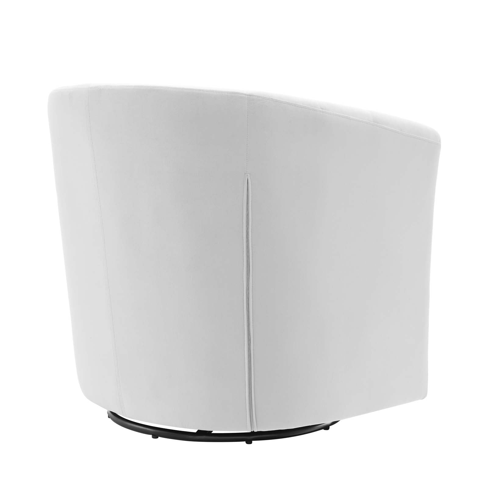 Modway Accent Chairs - Prospect Tufted Performance Velvet Swivel Armchair Light Gray