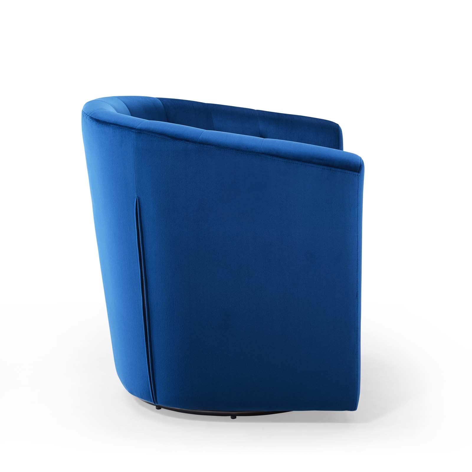 Modway Accent Chairs - Prospect Tufted Performance Velvet Swivel Armchair Navy