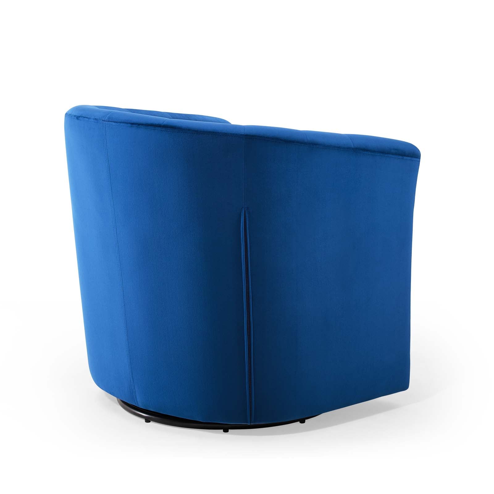 Modway Accent Chairs - Prospect Tufted Performance Velvet Swivel Armchair Navy