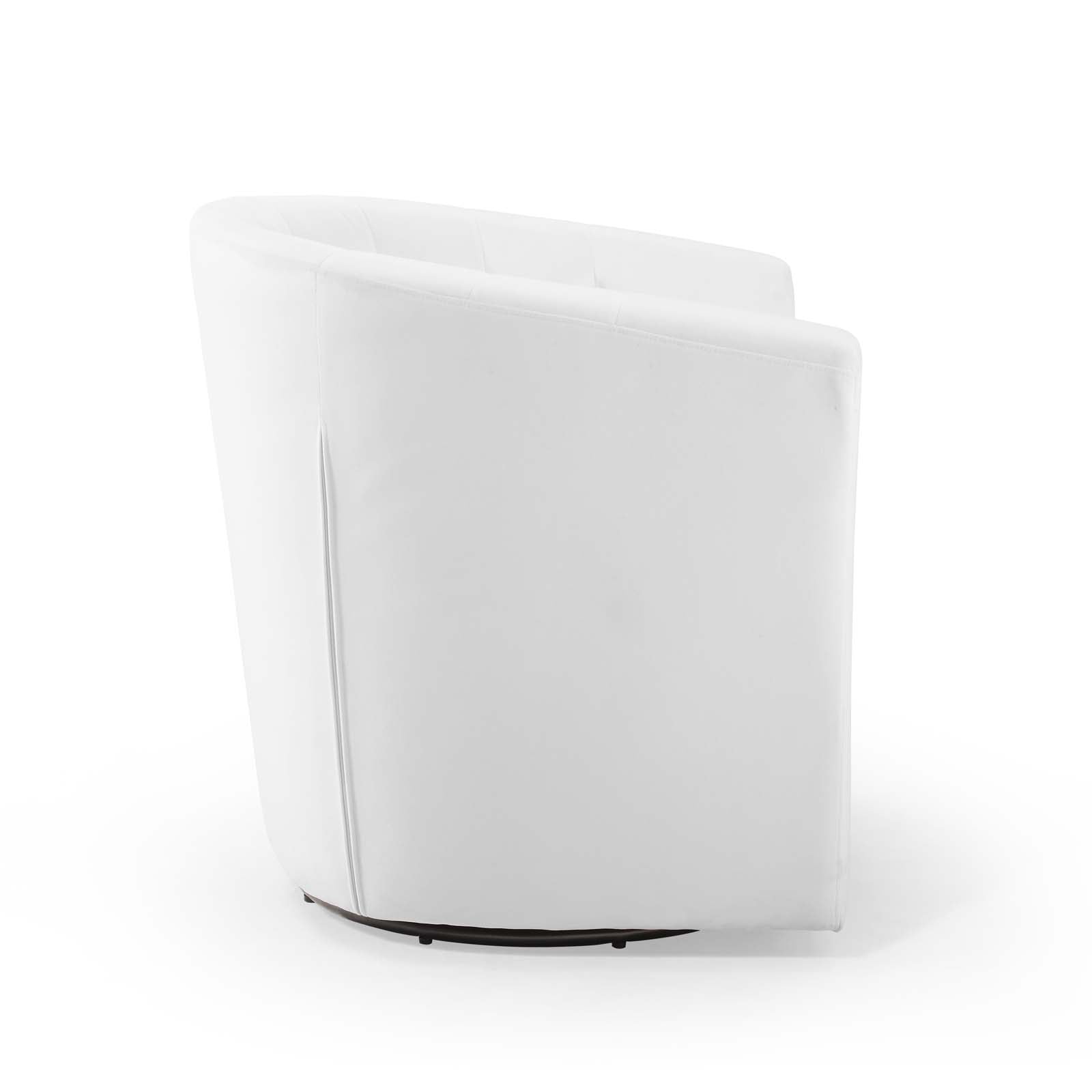 Modway Accent Chairs - Prospect Tufted Performance Velvet Swivel Armchair White